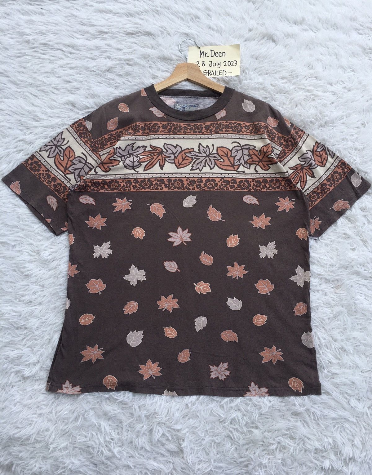 Kenzo Rare Vintage 90s Kenzo Floral Fullprint Allover Tshirt Size US L / EU 52-54 / 3 - 2 Thumbnail