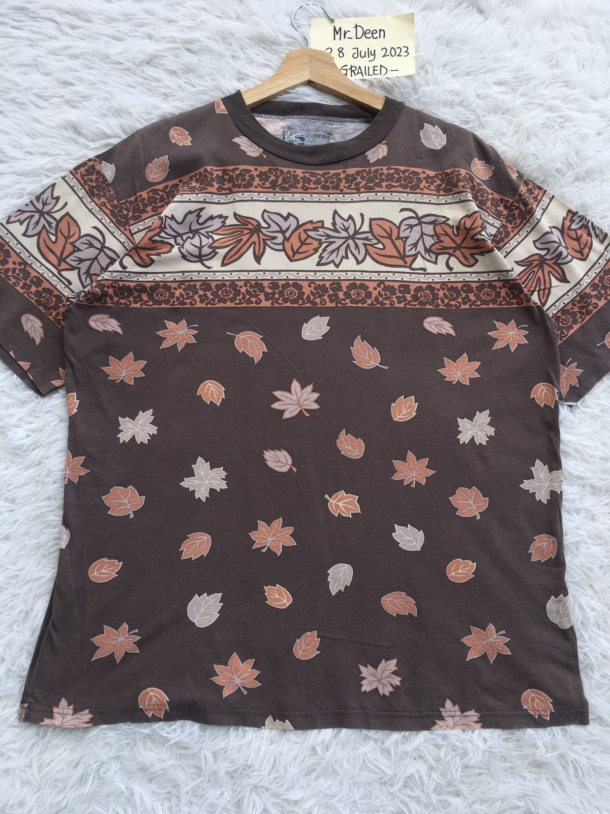 Kenzo Rare Vintage 90s Kenzo Floral Fullprint Allover Tshirt Size US L / EU 52-54 / 3 - 5 Thumbnail
