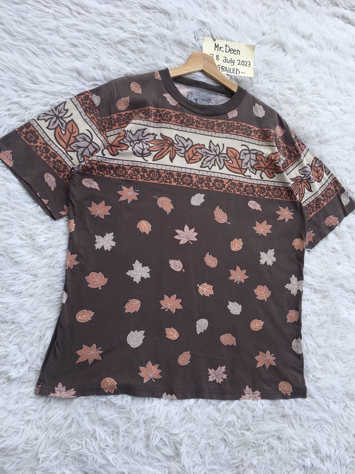Kenzo Rare Vintage 90s Kenzo Floral Fullprint Allover Tshirt Size US L / EU 52-54 / 3 - 3 Thumbnail