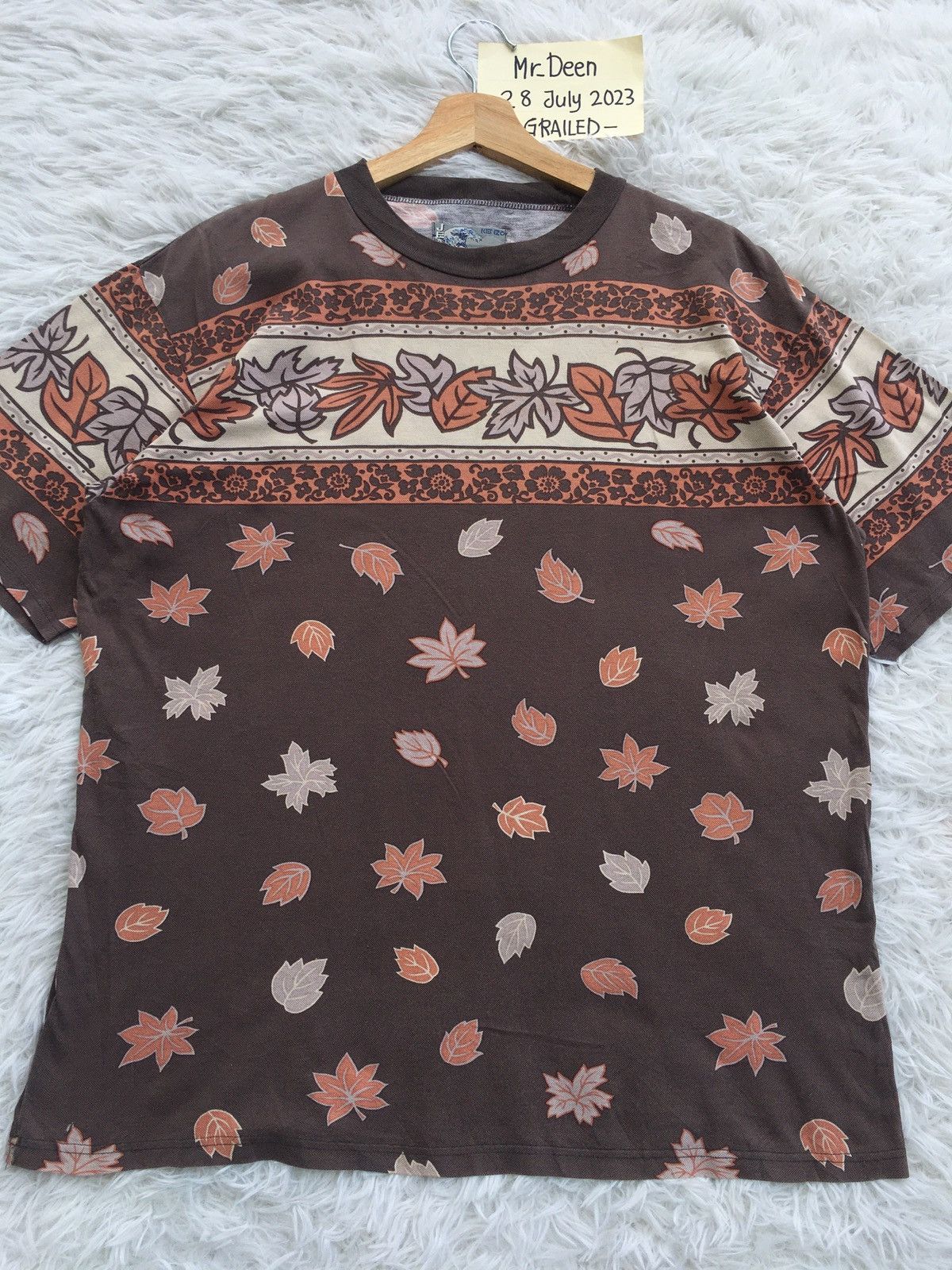 Kenzo Rare Vintage 90s Kenzo Floral Fullprint Allover Tshirt Size US L / EU 52-54 / 3 - 1 Thumbnail