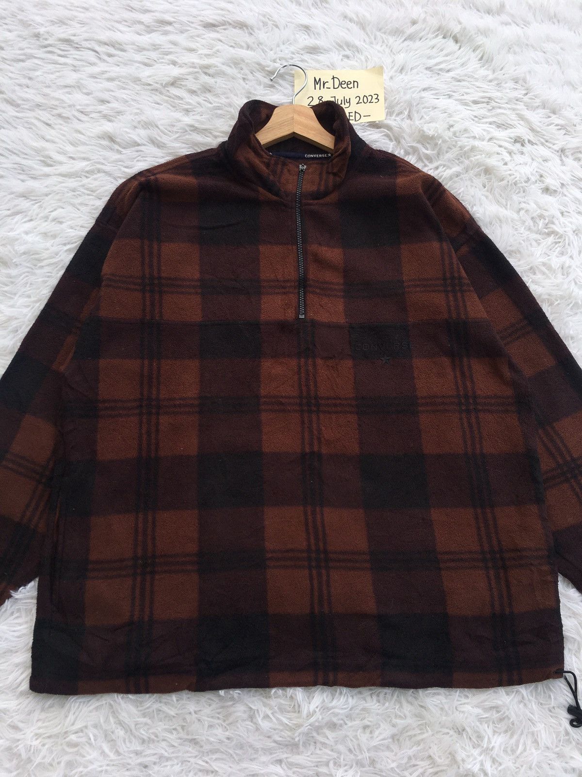 Converse Rare Vintage Converse Checkered Sweater Size US L / EU 52-54 / 3 - 3 Thumbnail