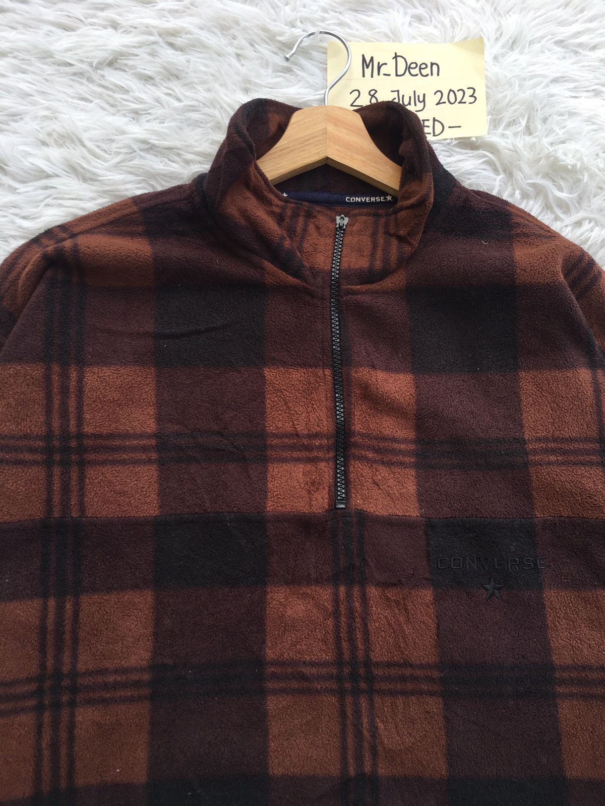 Converse Rare Vintage Converse Checkered Sweater Size US L / EU 52-54 / 3 - 7 Thumbnail