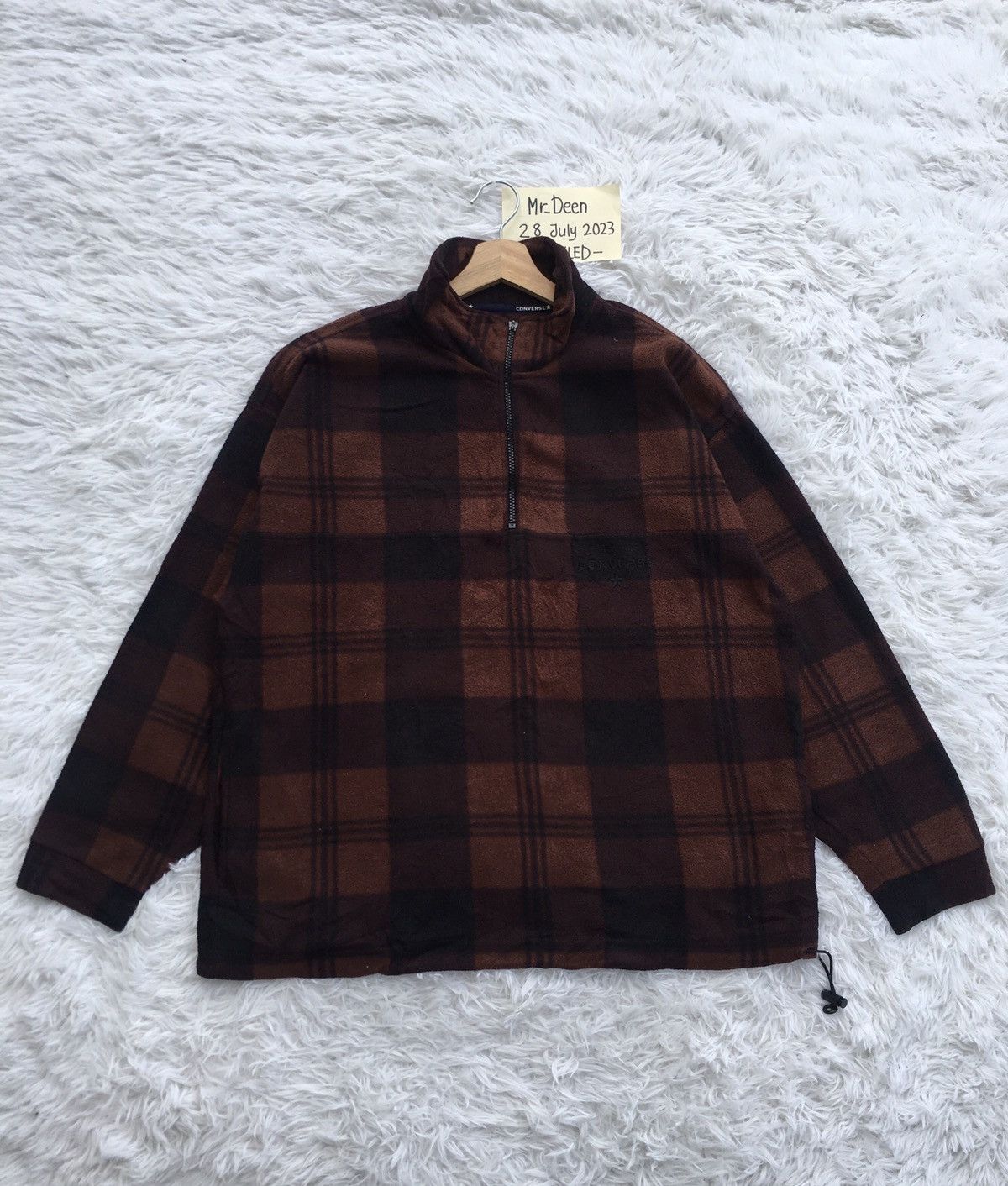 Converse Rare Vintage Converse Checkered Sweater Size US L / EU 52-54 / 3 - 2 Thumbnail