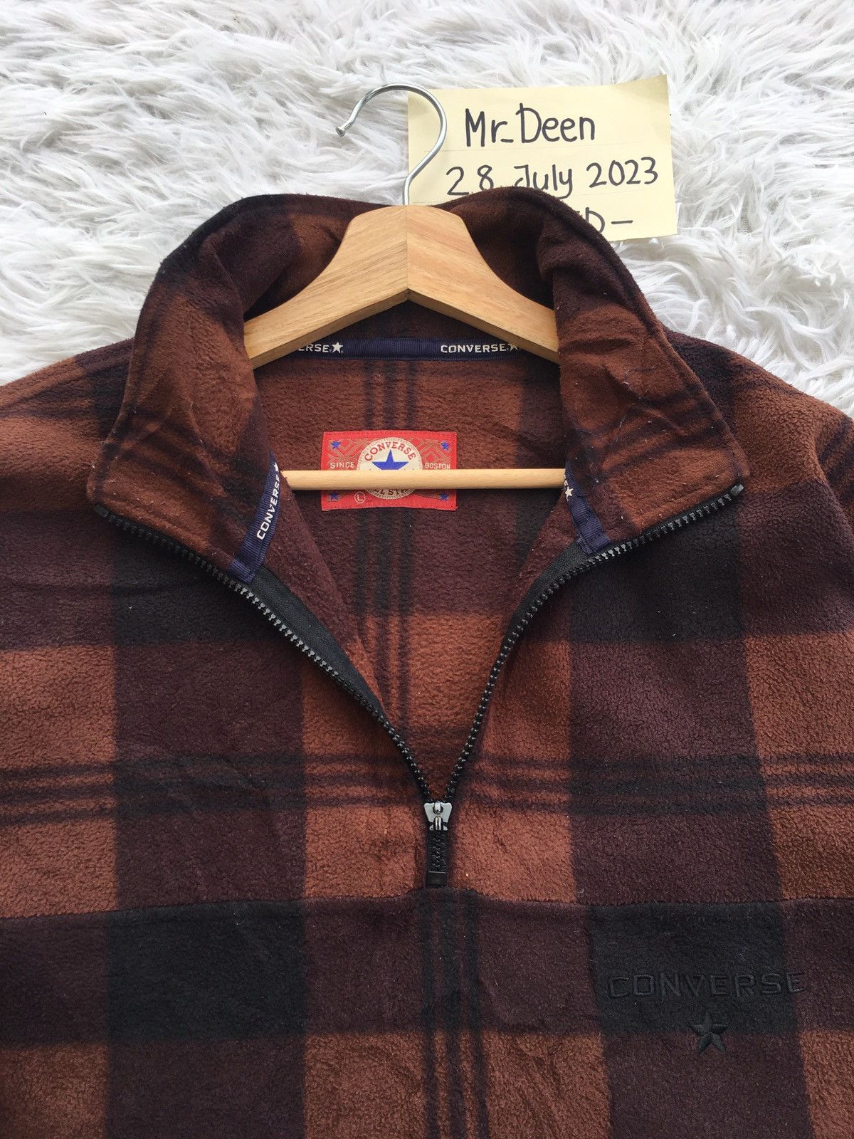Converse Rare Vintage Converse Checkered Sweater Size US L / EU 52-54 / 3 - 1 Thumbnail