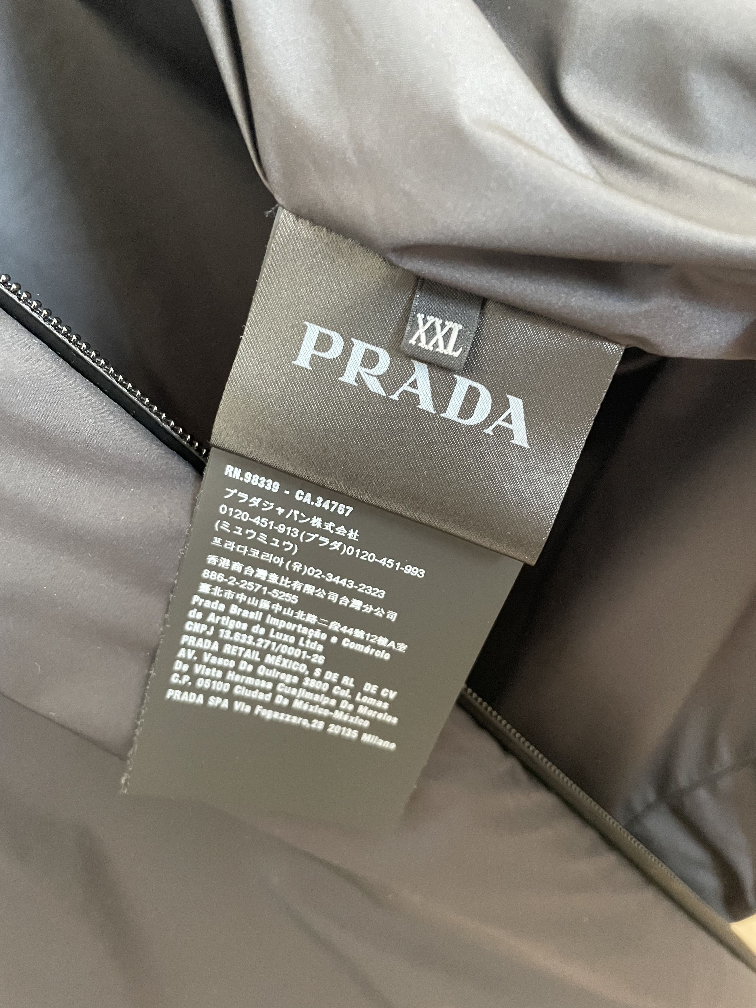 Prada Prada Linea Rossa Black Polyester Padded Jacket sz XXL Size US XXL / EU 58 / 5 - 7 Thumbnail
