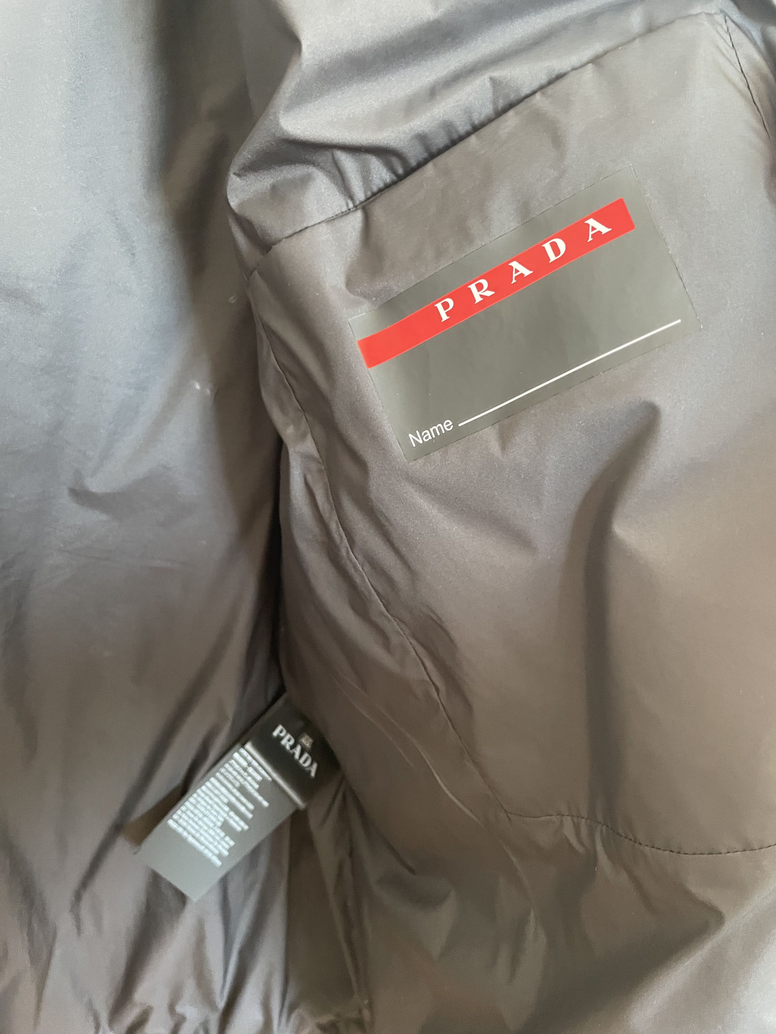 Prada Prada Linea Rossa Black Polyester Padded Jacket sz XXL Size US XXL / EU 58 / 5 - 4 Thumbnail