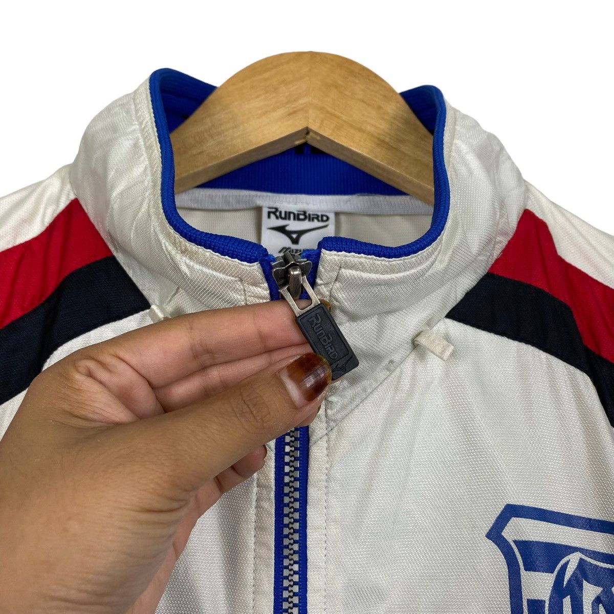 Japanese Brand Vintage Runbird Mizuno Made In Japan Colour Block Jacket Size US M / EU 48-50 / 2 - 7 Thumbnail