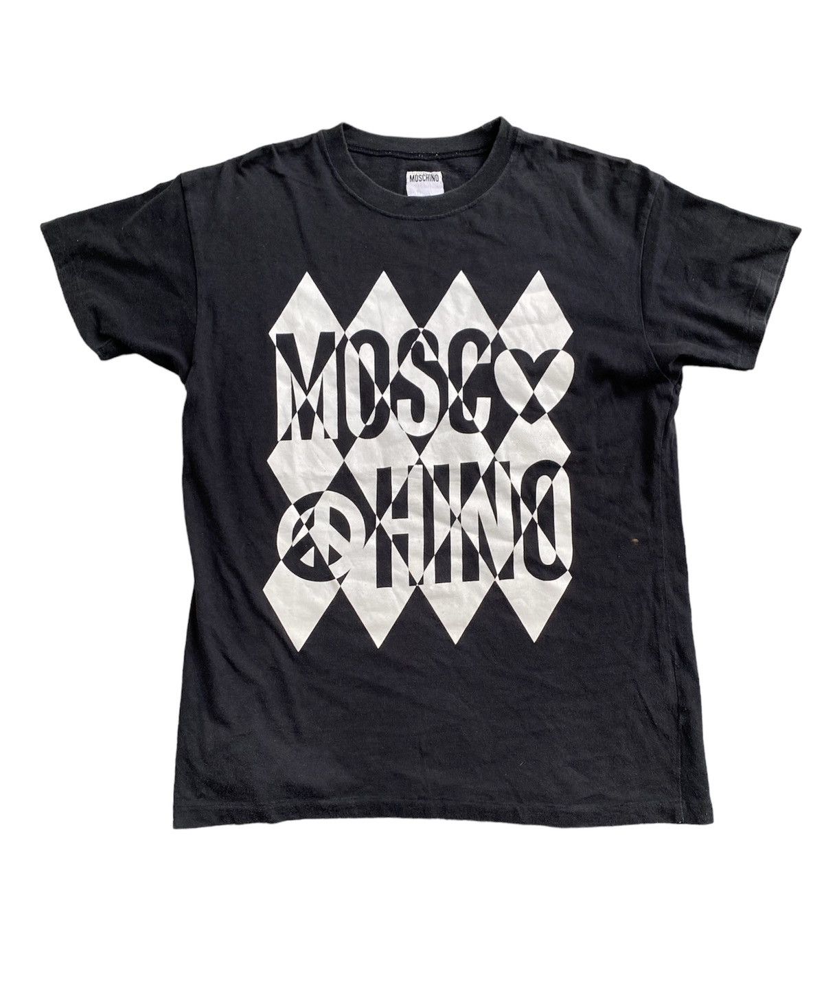 Moschino × Vintage 90s Iconic Diamonds Logo Size US M / EU 48-50 / 2 - 1 Thumbnail