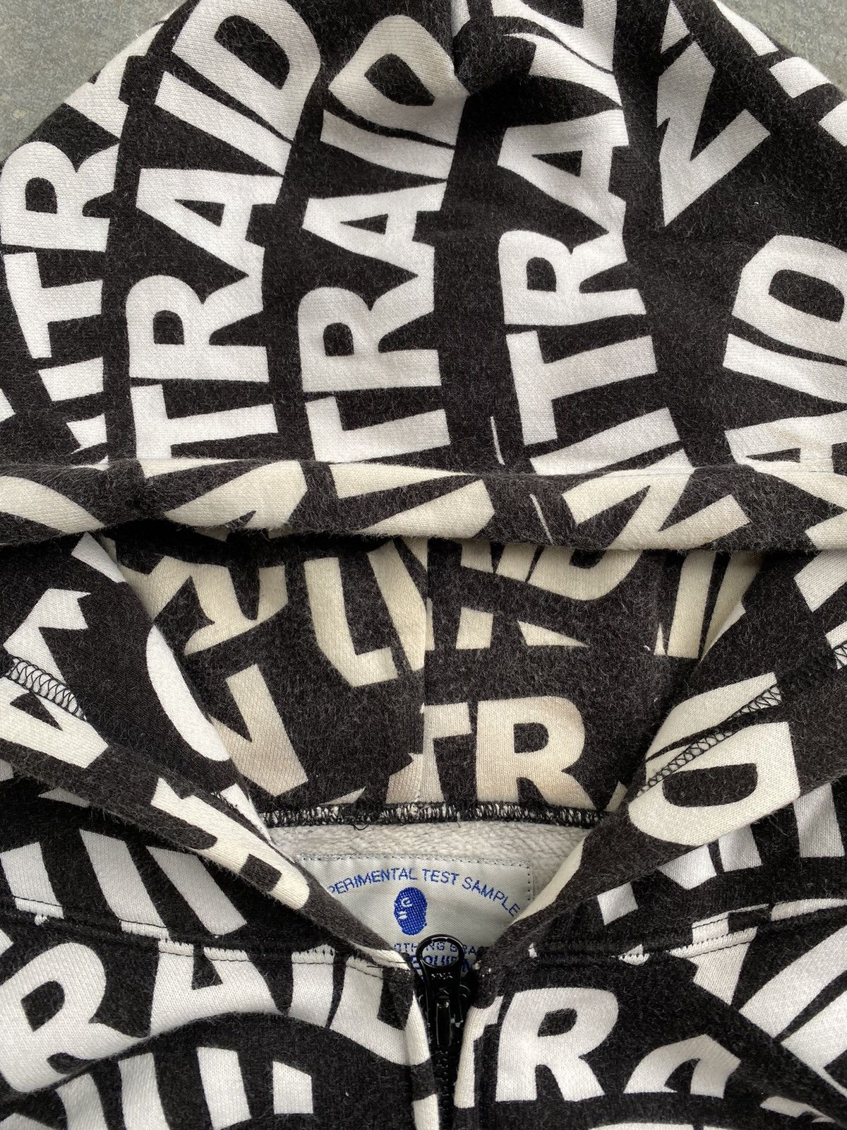Nitraid Vtg Nitraid All over print logo hoodie Size US XL / EU 56 / 4 - 8 Thumbnail