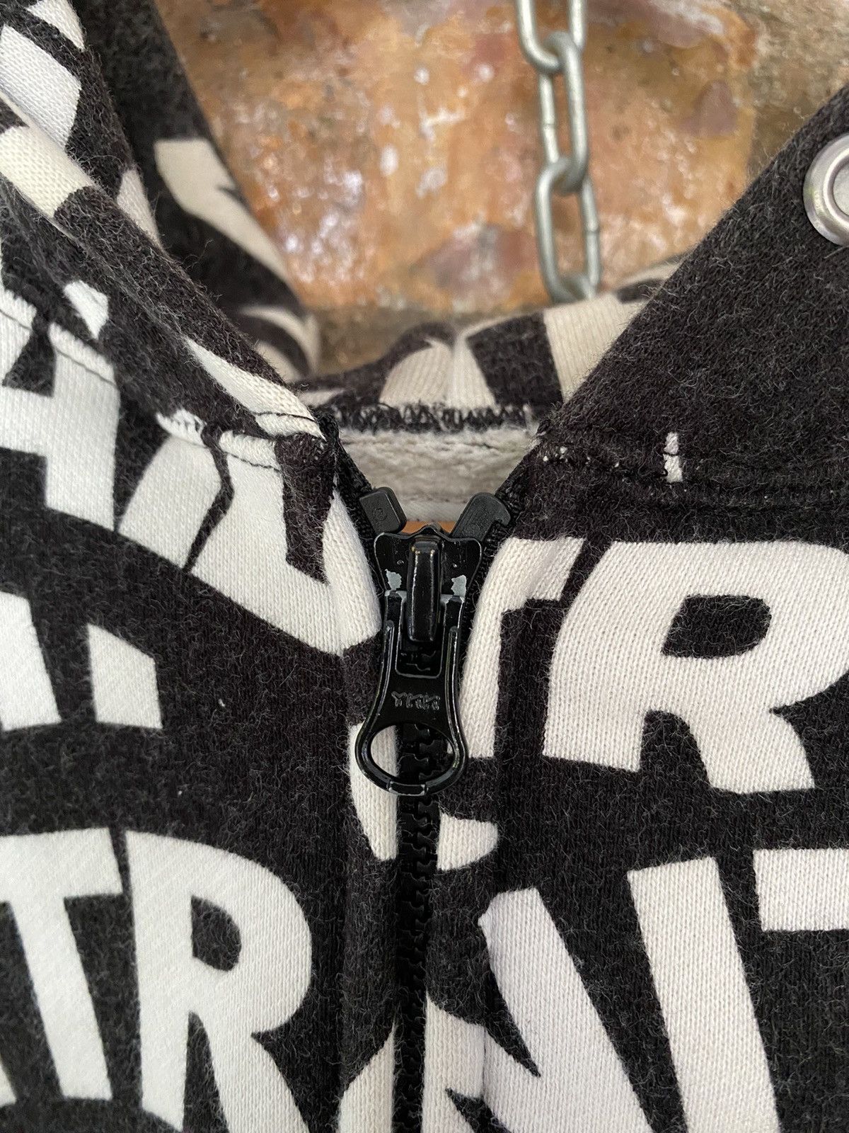 Nitraid Vtg Nitraid All over print logo hoodie Size US XL / EU 56 / 4 - 6 Thumbnail