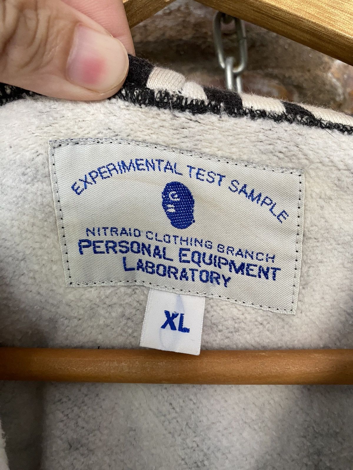 Nitraid Vtg Nitraid All over print logo hoodie Size US XL / EU 56 / 4 - 10 Thumbnail