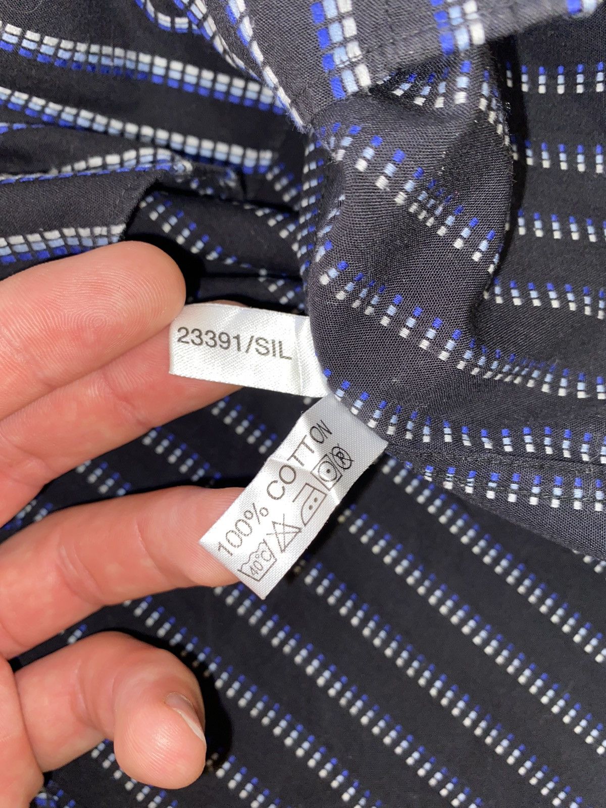 Vintage × Yves Saint Laurent Yves Saint Laurent Vintage Striped Shirt Long Sleeve Size US M / EU 48-50 / 2 - 9 Thumbnail
