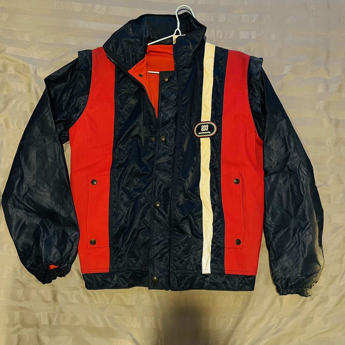 Vintage Vintage A33 Mad Moto Windbreaker Jacket Size US M / EU 48-50 / 2 - 1 Thumbnail
