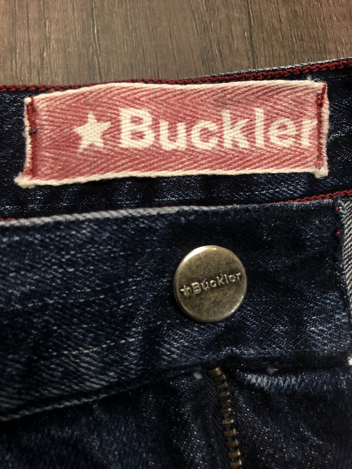 Buckler × Designer × Japanese Brand Buckler Denim Vintage Sexy Bastard Denim Jeans Size US 31 - 24 Thumbnail