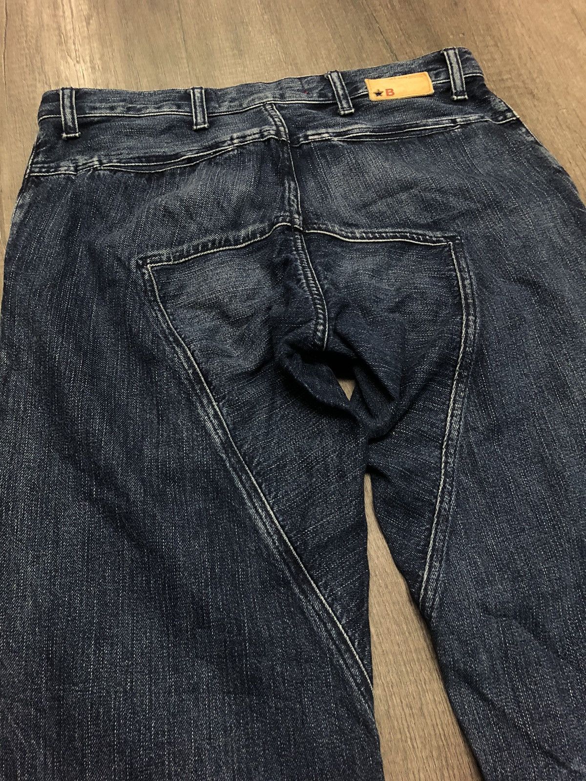 Buckler × Designer × Japanese Brand Buckler Denim Vintage Sexy Bastard Denim Jeans Size US 31 - 5 Thumbnail