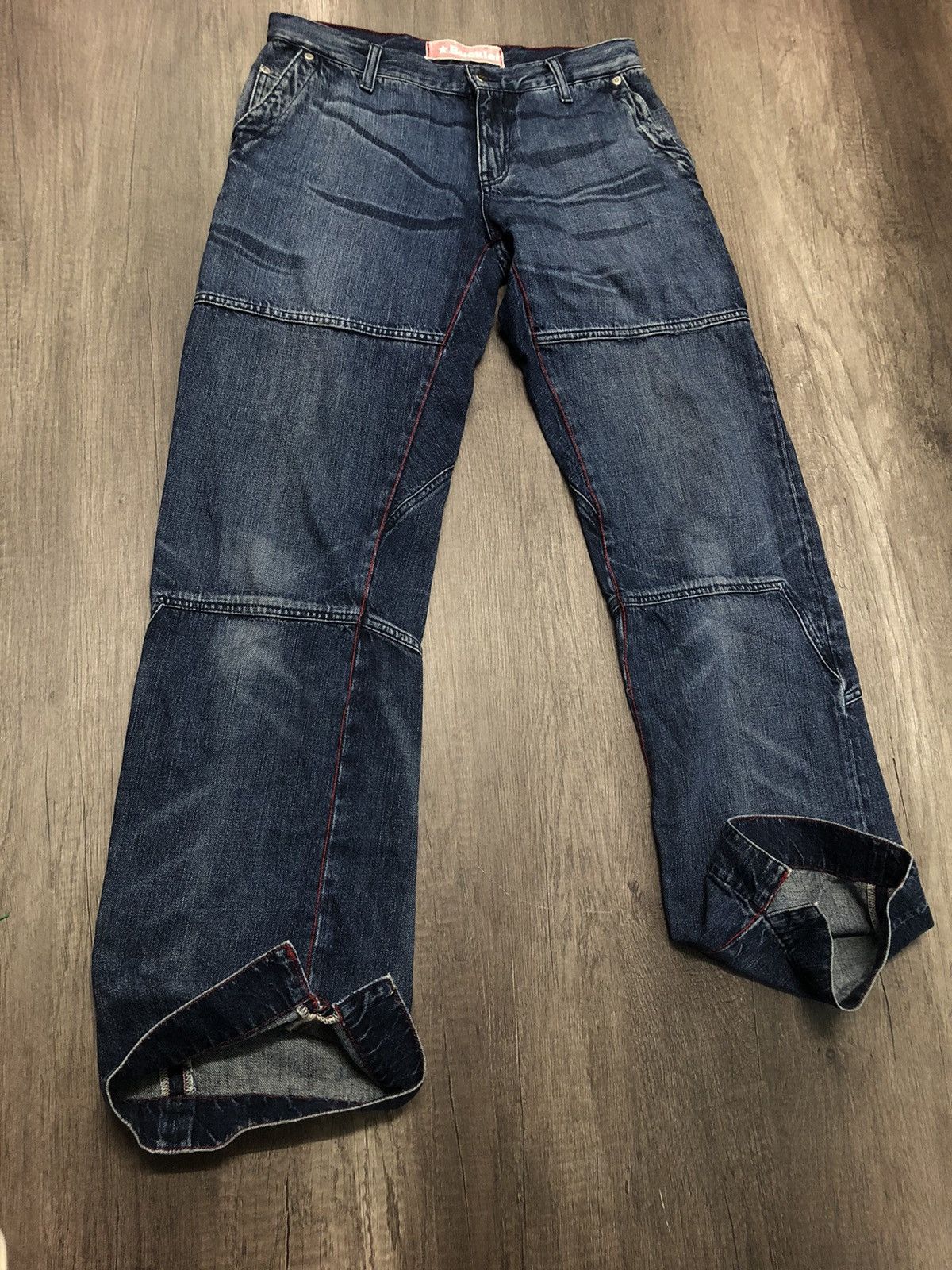Buckler × Designer × Japanese Brand Buckler Denim Vintage Sexy Bastard Denim Jeans Size US 31 - 12 Thumbnail