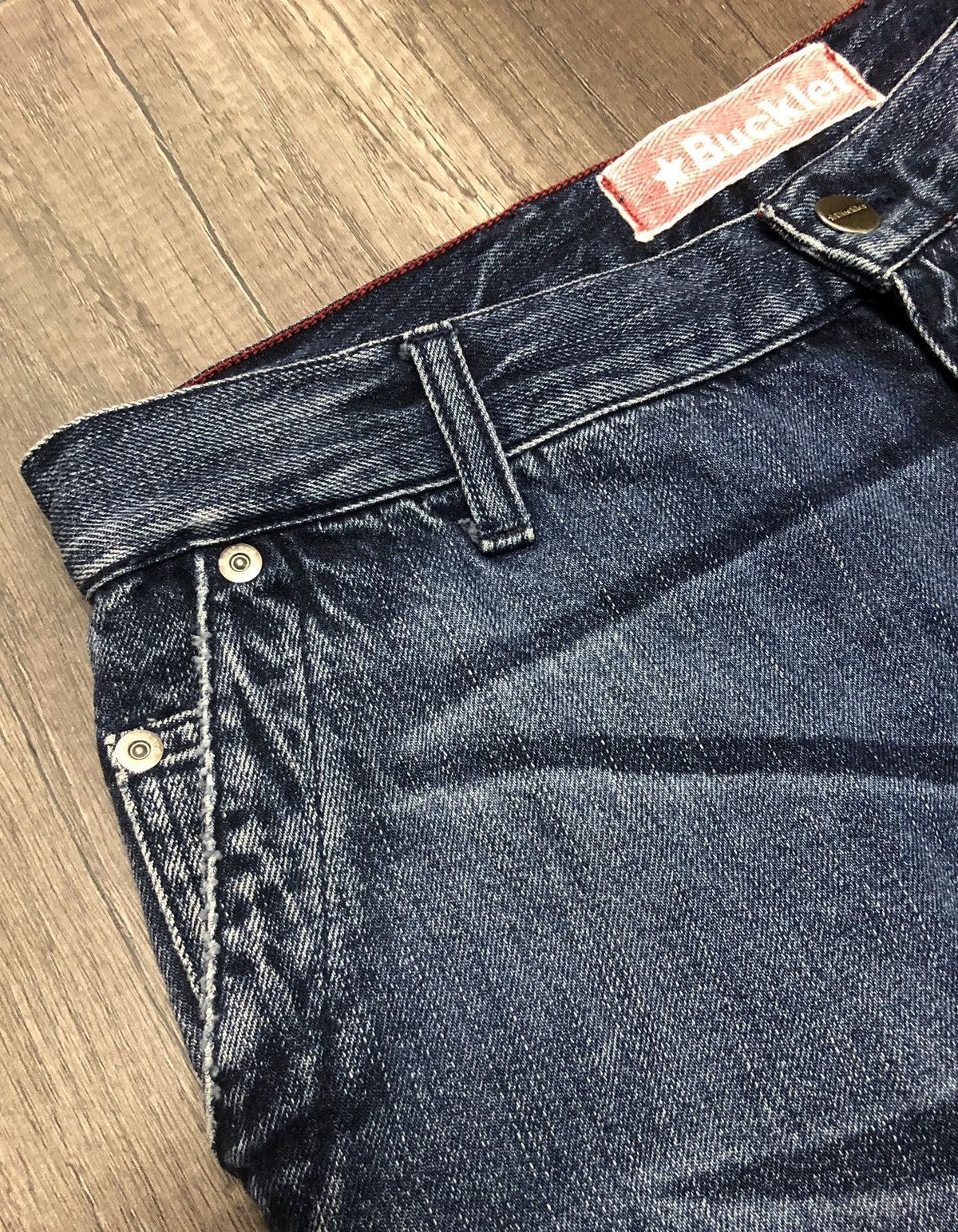 Buckler × Designer × Japanese Brand Buckler Denim Vintage Sexy Bastard Denim Jeans Size US 31 - 17 Thumbnail