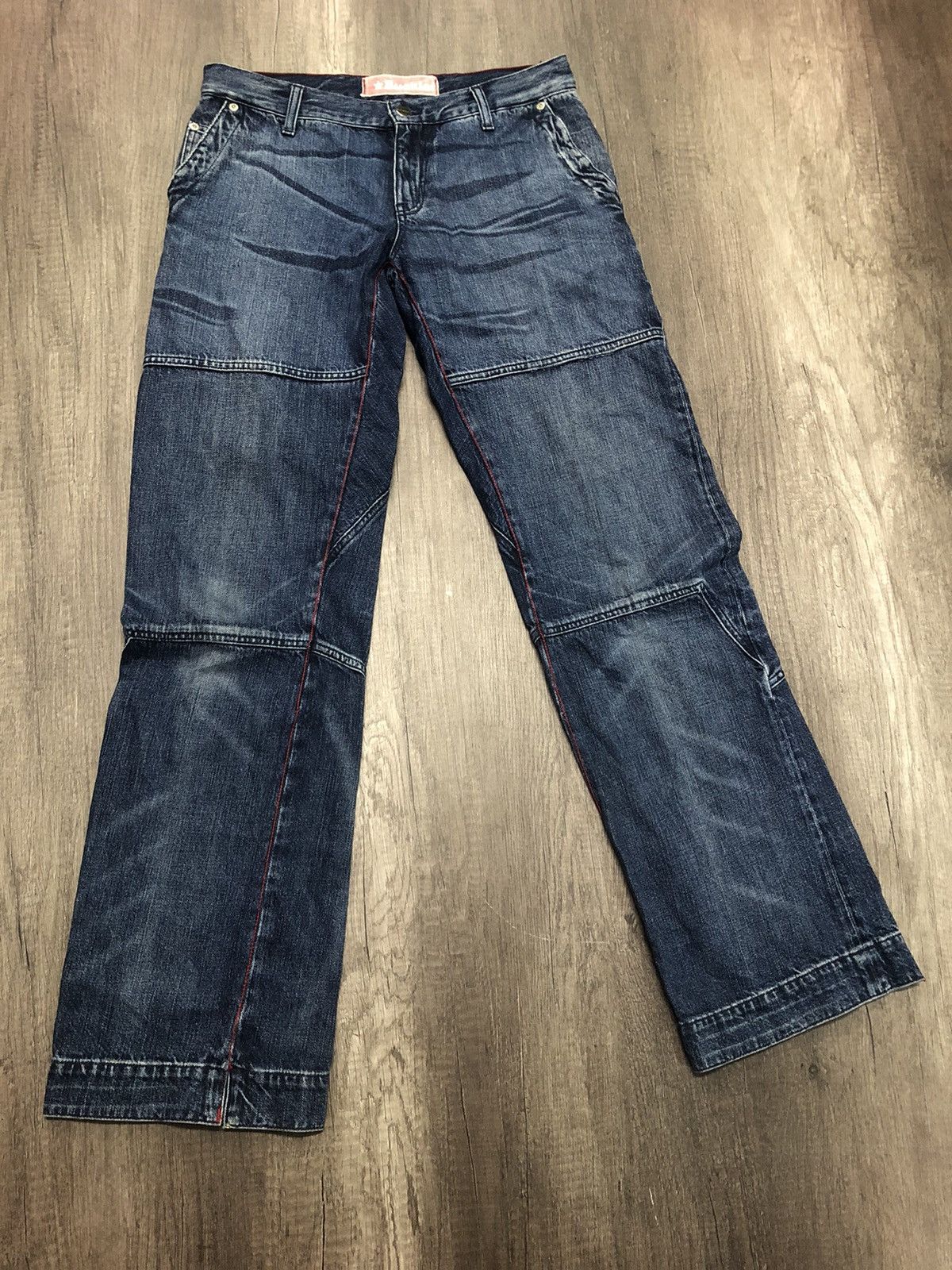 Buckler × Designer × Japanese Brand Buckler Denim Vintage Sexy Bastard Denim Jeans Size US 31 - 1 Thumbnail