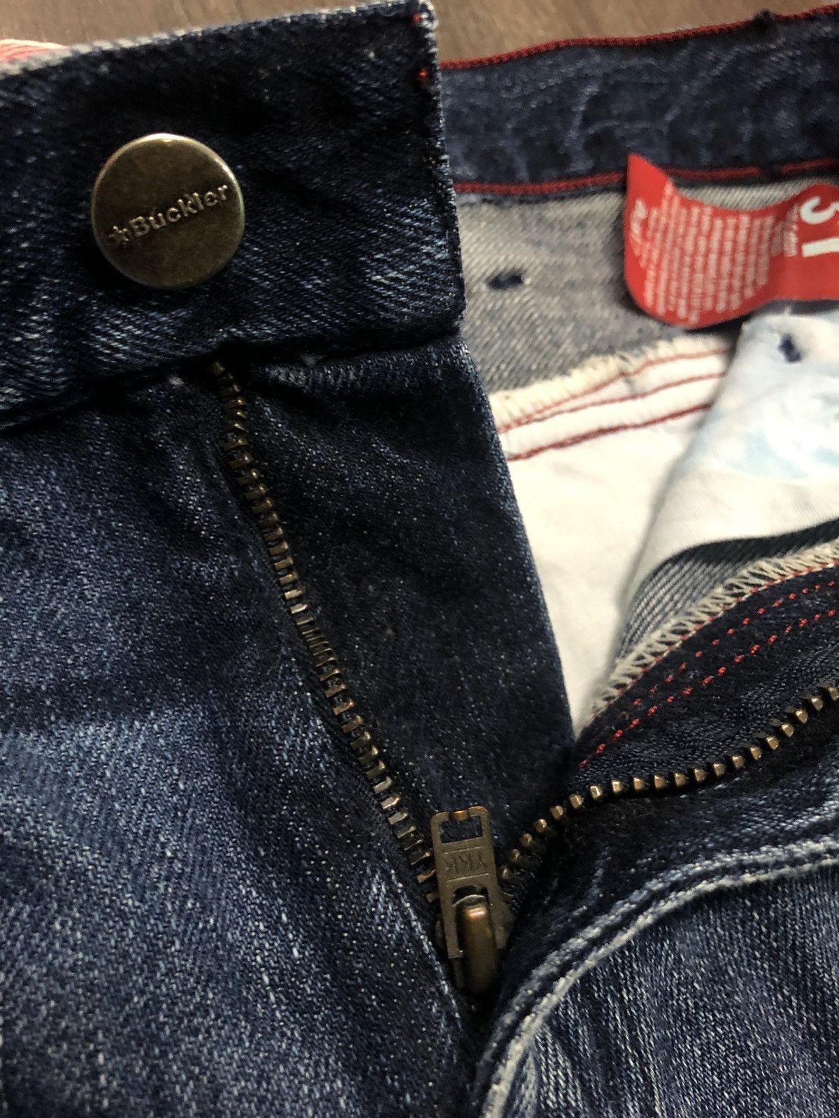 Buckler × Designer × Japanese Brand Buckler Denim Vintage Sexy Bastard Denim Jeans Size US 31 - 19 Thumbnail