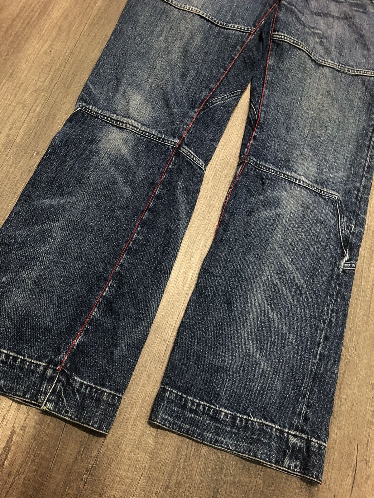 Buckler × Designer × Japanese Brand Buckler Denim Vintage Sexy Bastard Denim Jeans Size US 31 - 13 Thumbnail
