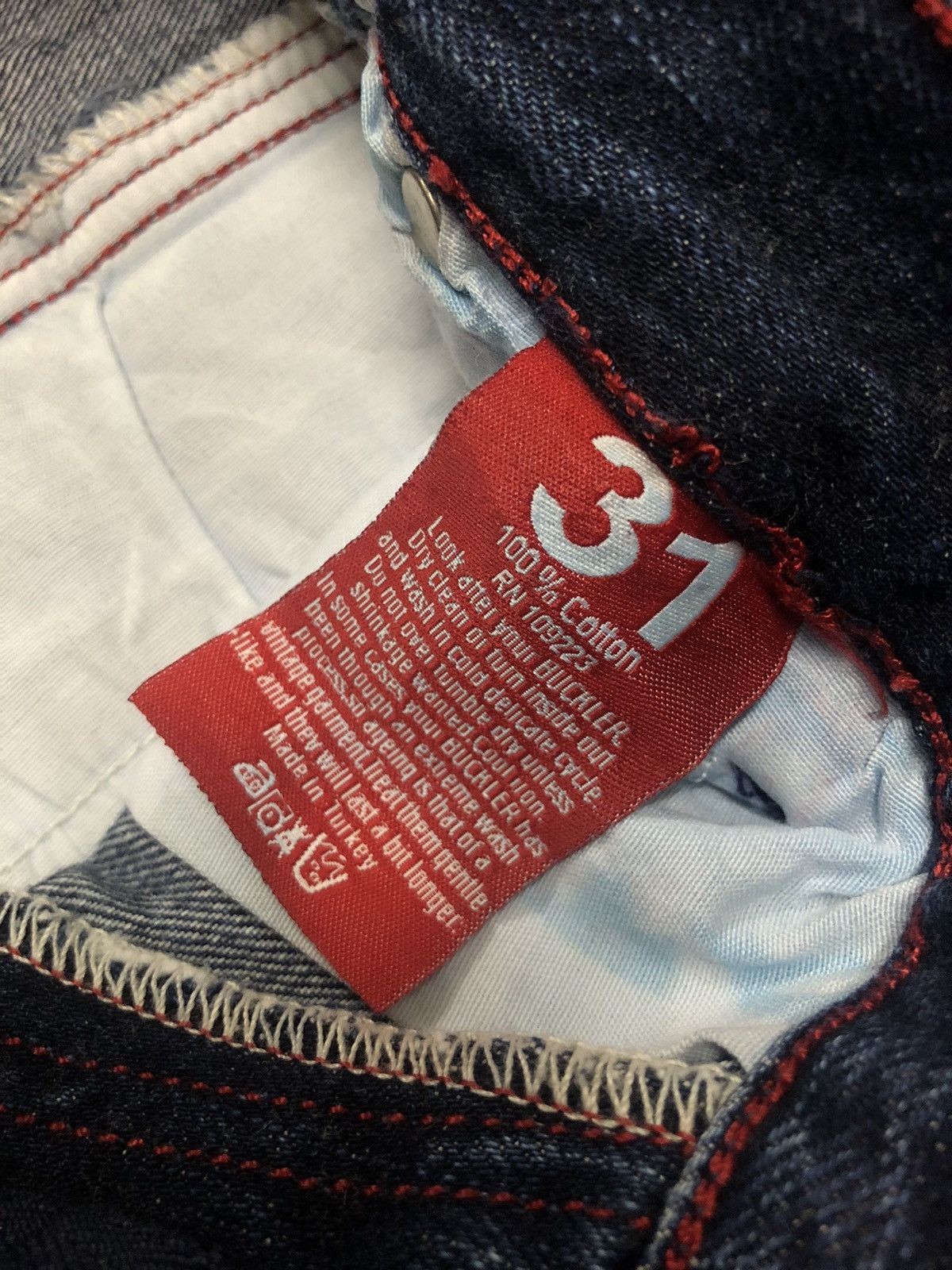 Buckler × Designer × Japanese Brand Buckler Denim Vintage Sexy Bastard Denim Jeans Size US 31 - 20 Thumbnail