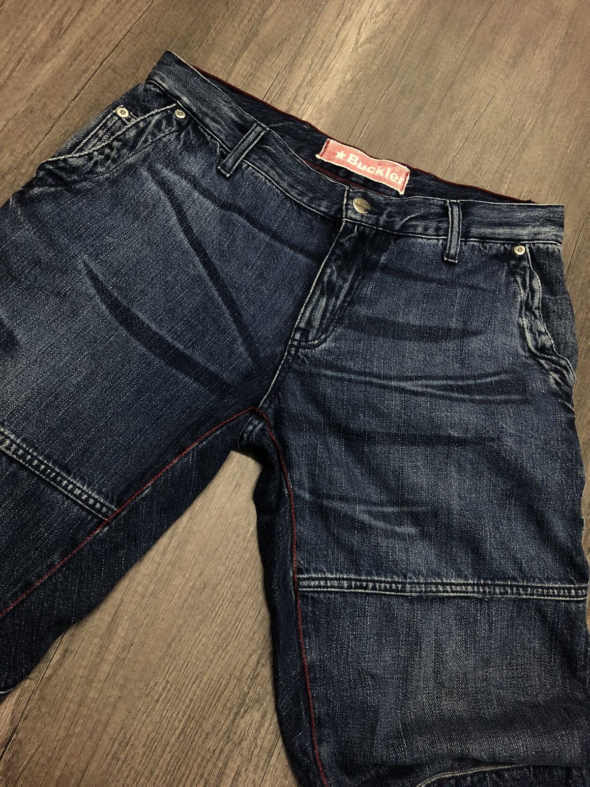 Buckler × Designer × Japanese Brand Buckler Denim Vintage Sexy Bastard Denim Jeans Size US 31 - 3 Thumbnail