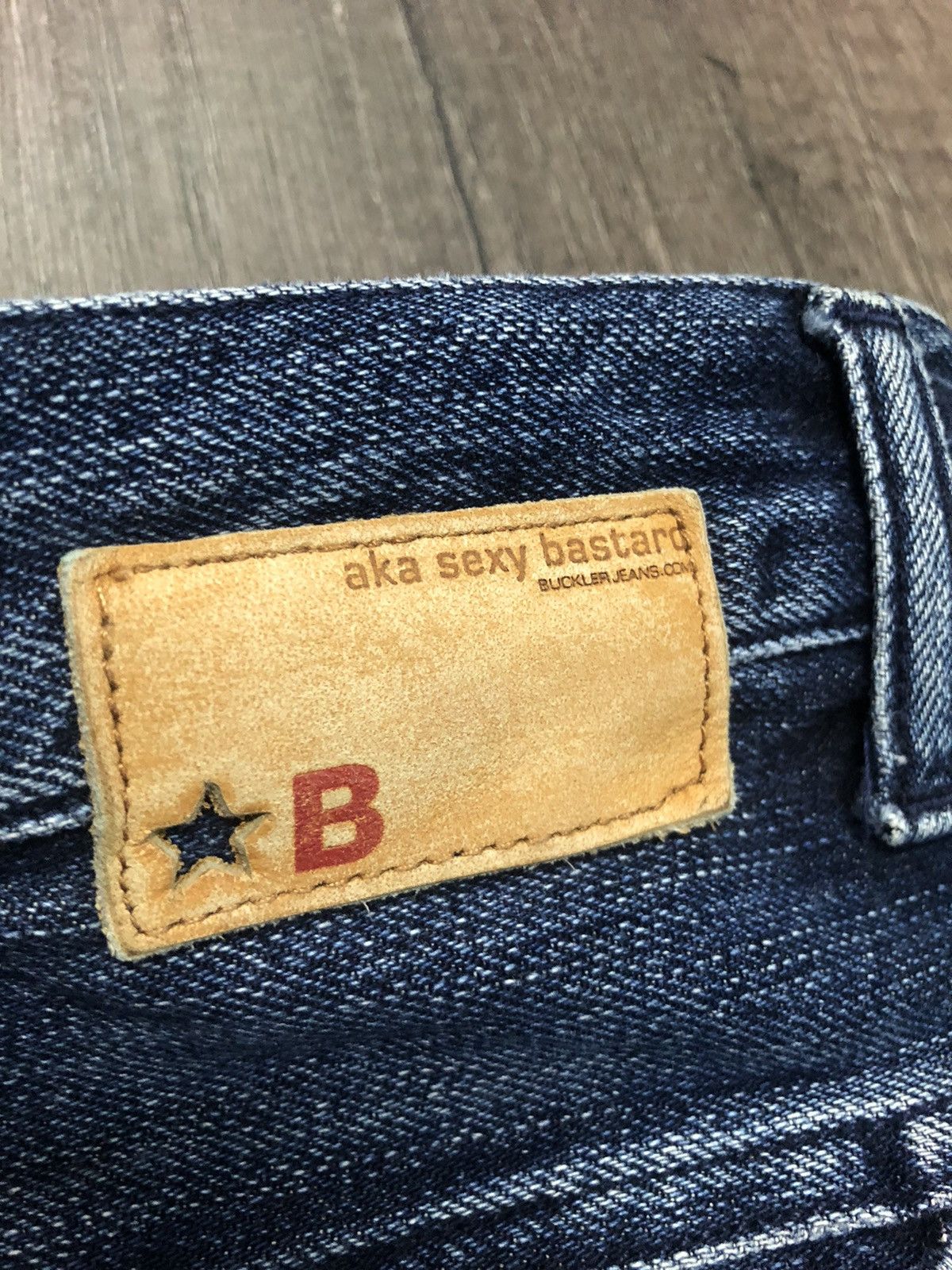 Buckler × Designer × Japanese Brand Buckler Denim Vintage Sexy Bastard Denim Jeans Size US 31 - 8 Thumbnail