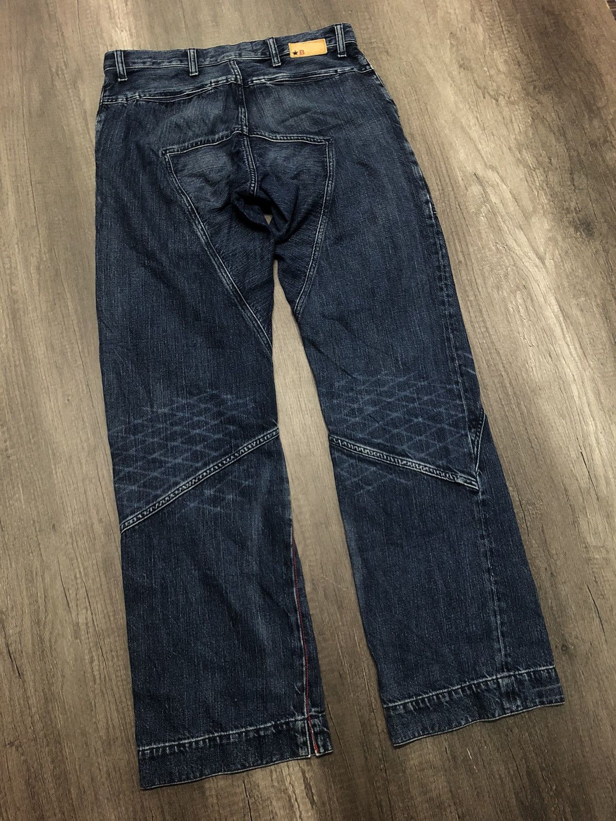 Buckler × Designer × Japanese Brand Buckler Denim Vintage Sexy Bastard Denim Jeans Size US 31 - 10 Thumbnail