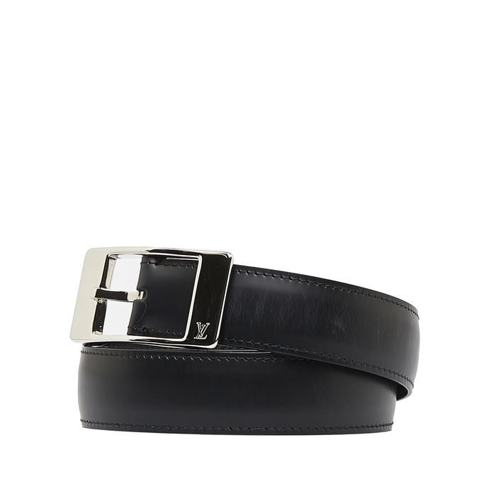 Louis Vuitton Limited Louis Vuitton Leather Belt N1002 Sunture Lv