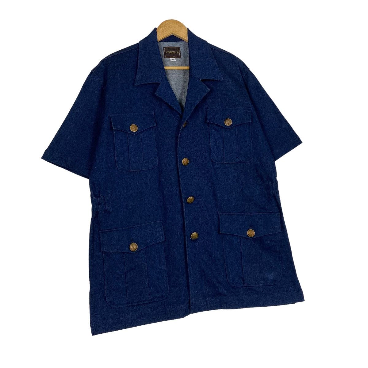 Other Vintage Vivreclub Denim Shortsleeve Size US M / EU 48-50 / 2 - 3 Thumbnail