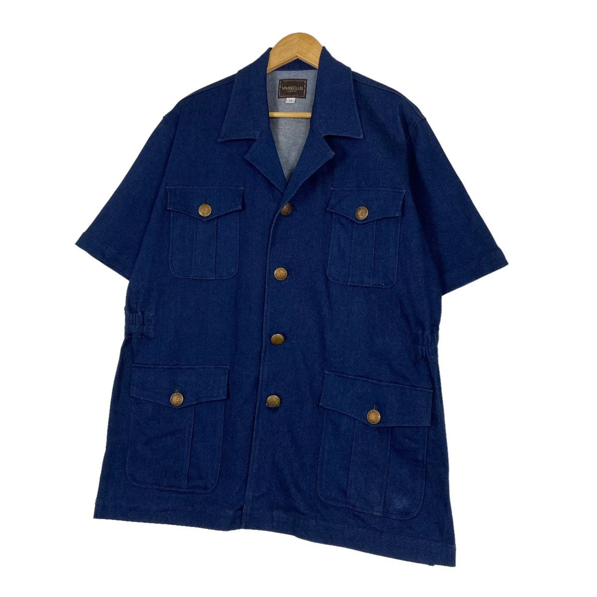 Other Vintage Vivreclub Denim Shortsleeve Size US M / EU 48-50 / 2 - 2 Thumbnail