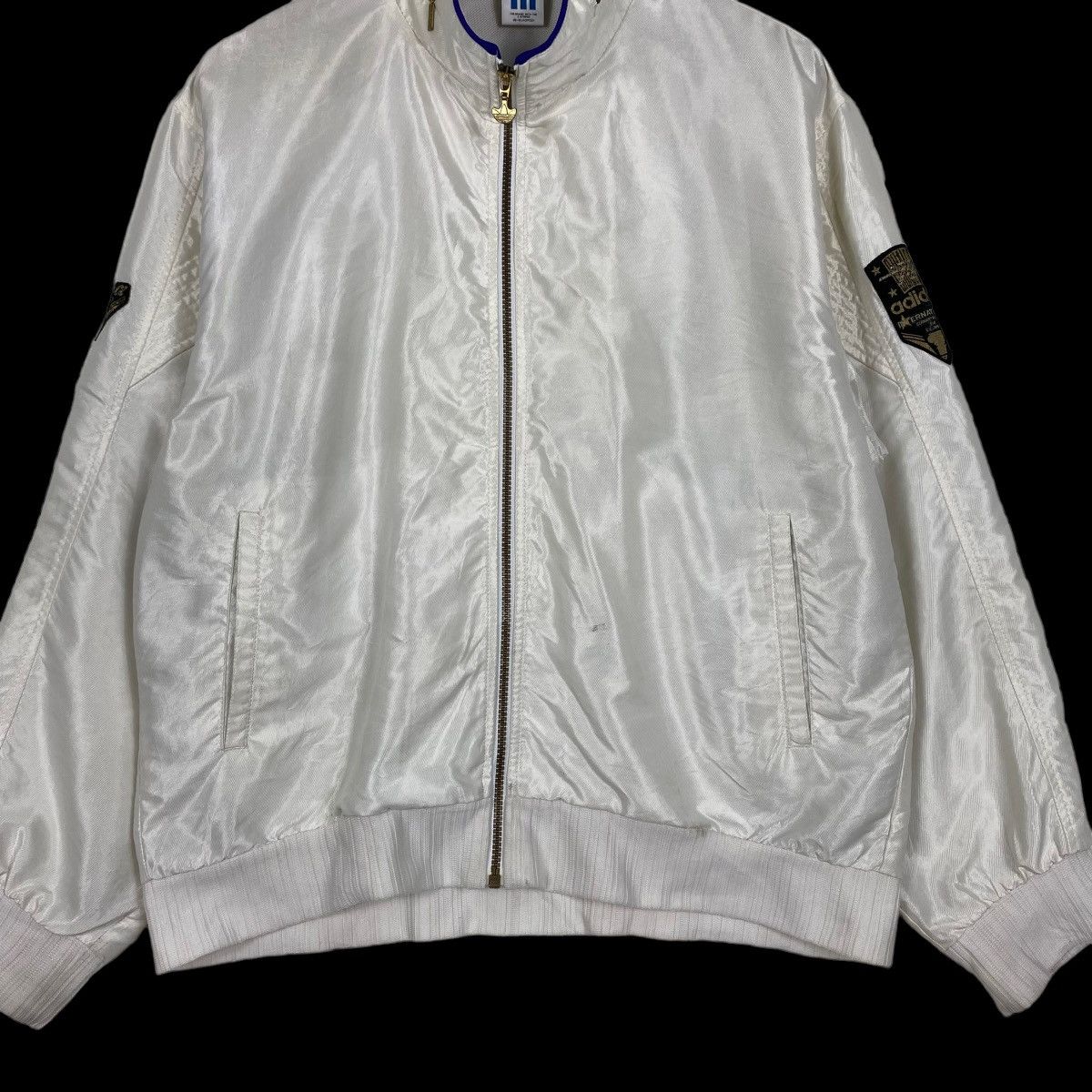 Adidas × Japanese Brand Vintage 90s Adidas Zipper Jacket Size US M / EU 48-50 / 2 - 5 Thumbnail