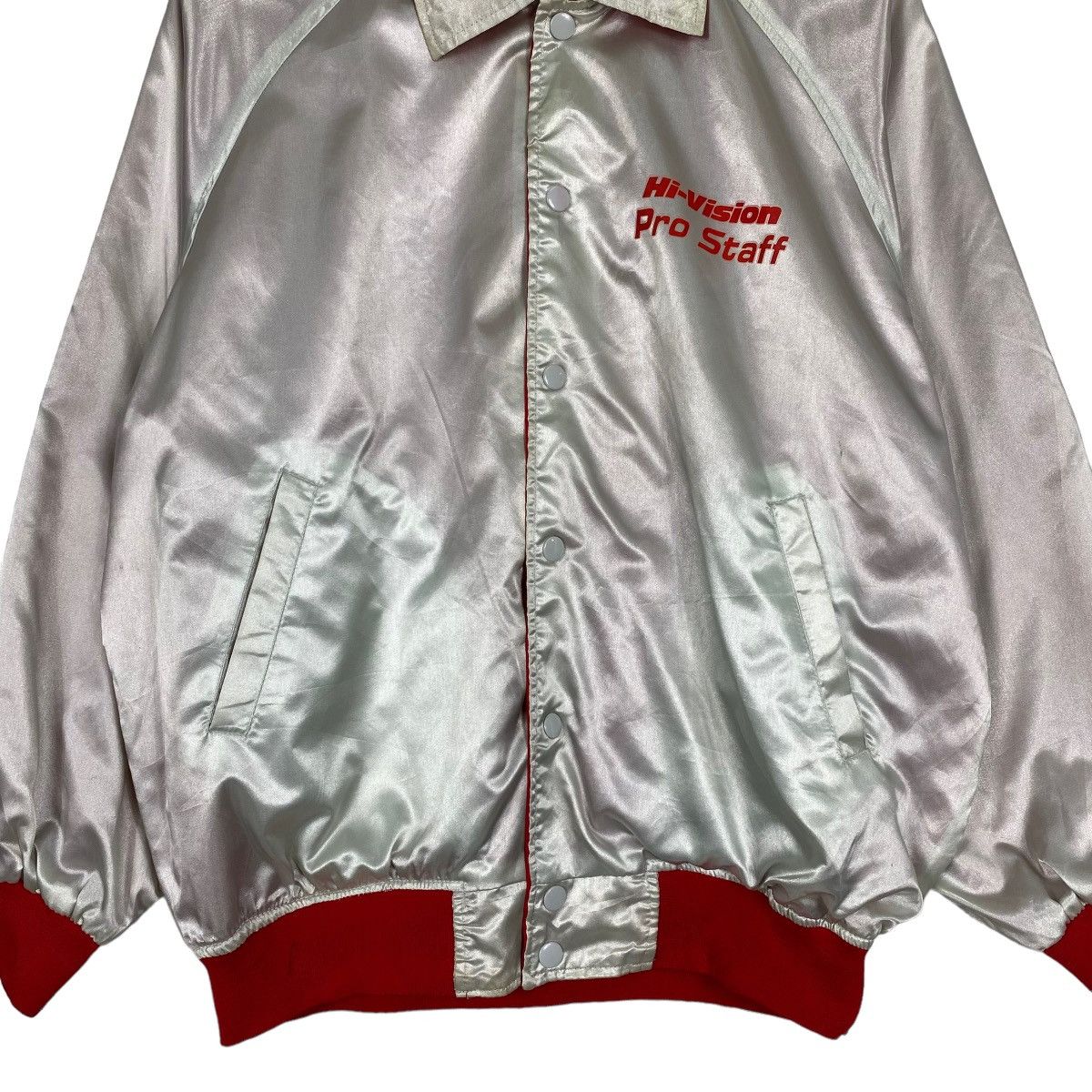 Japanese Brand Vintage Panasonic Hi-Vision Big Logo Button Varsity Jacket Size US XL / EU 56 / 4 - 6 Thumbnail