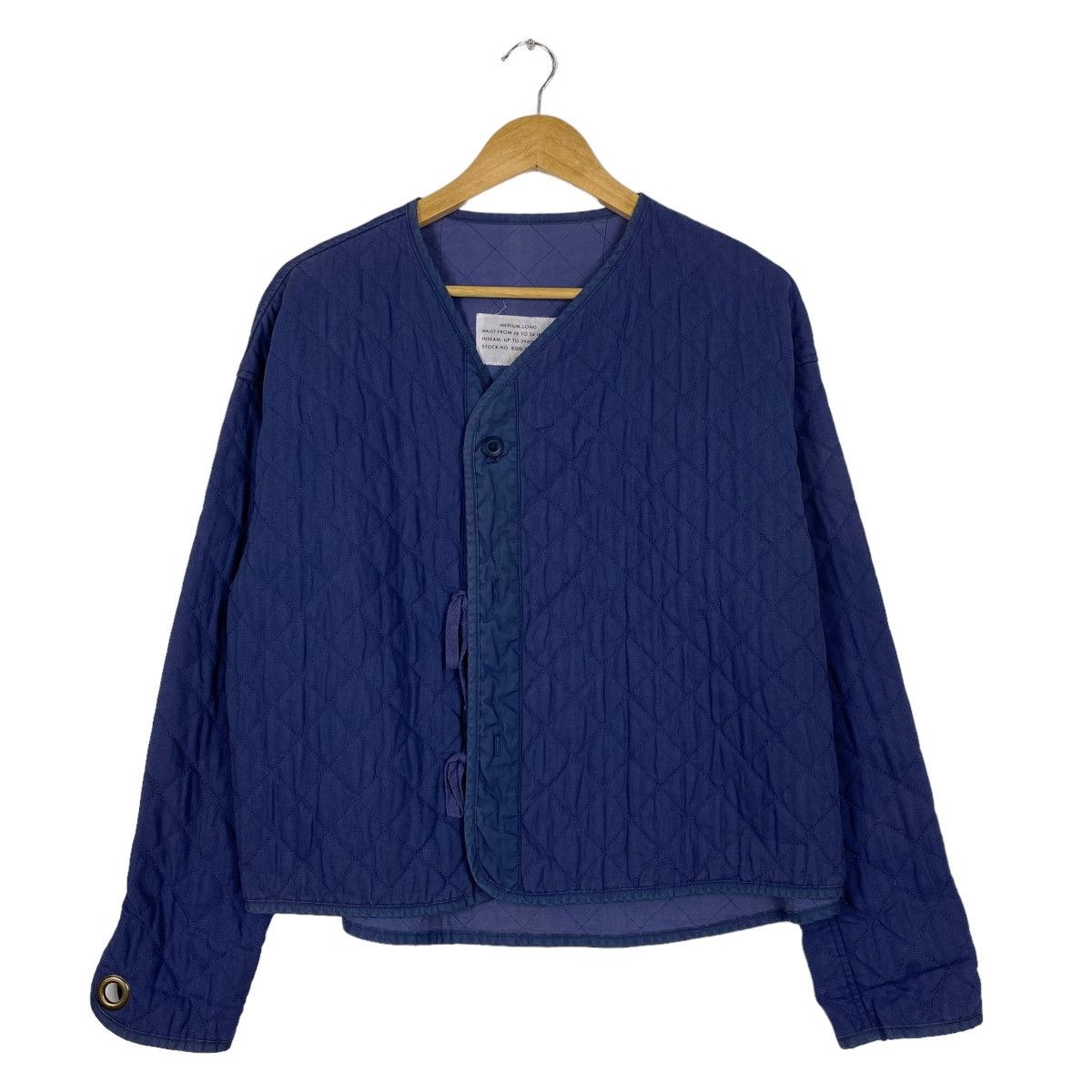 image of Archival Clothing Niko And Cropped Jacket in Blue, Men's (Size Medium)