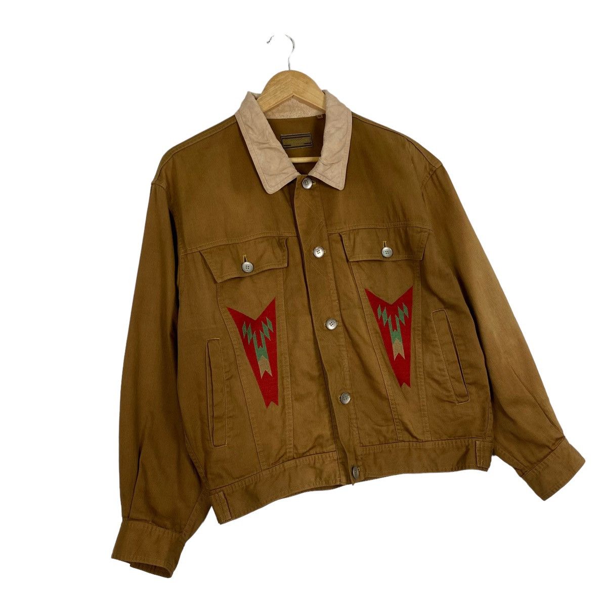 Japanese Brand Vintage 90’s Five Pockets Navajo Native Button Jacket Size US S / EU 44-46 / 1 - 3 Thumbnail