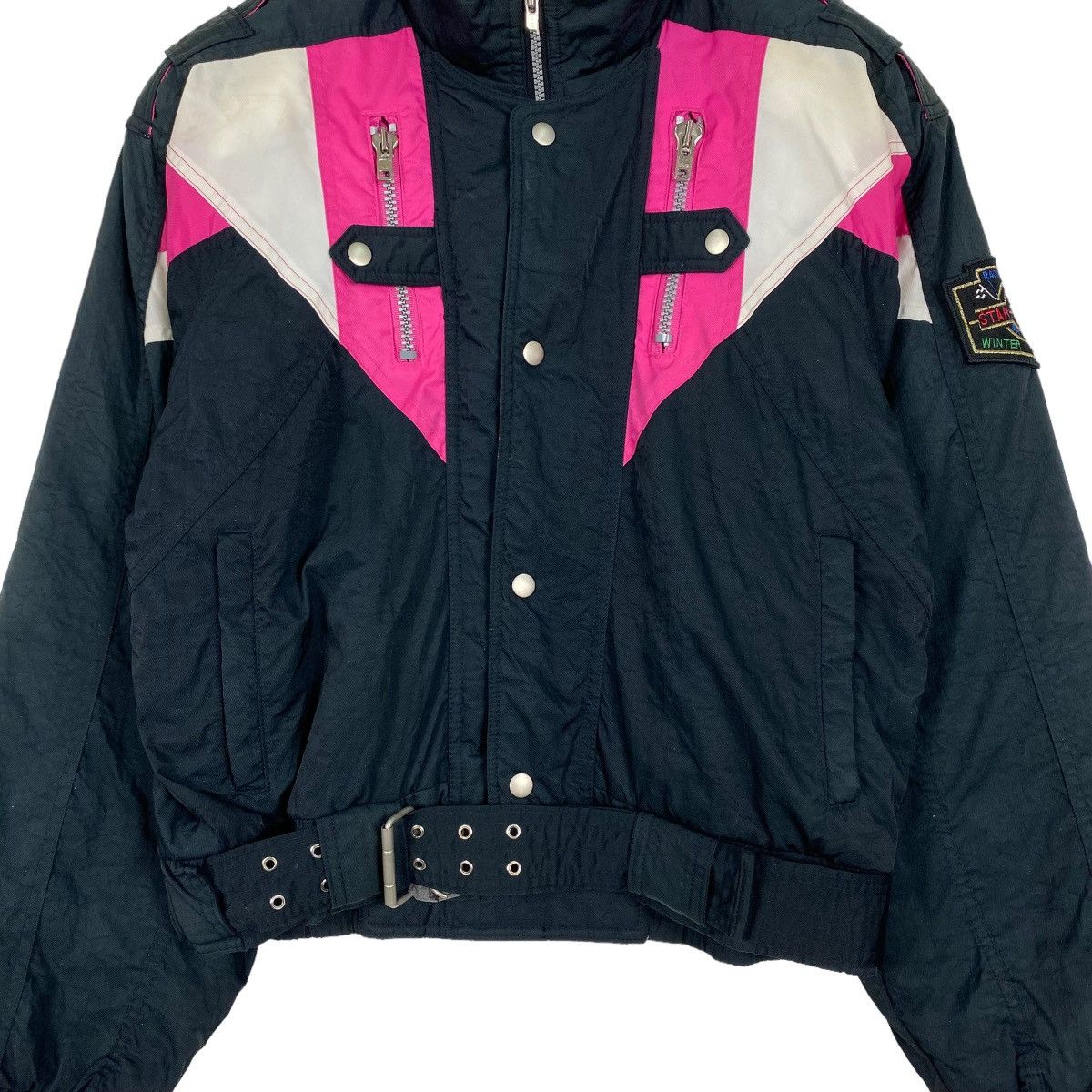 Japanese Brand Vintage 90’s Star Points Multicolour Ski Jacket Size US M / EU 48-50 / 2 - 6 Thumbnail