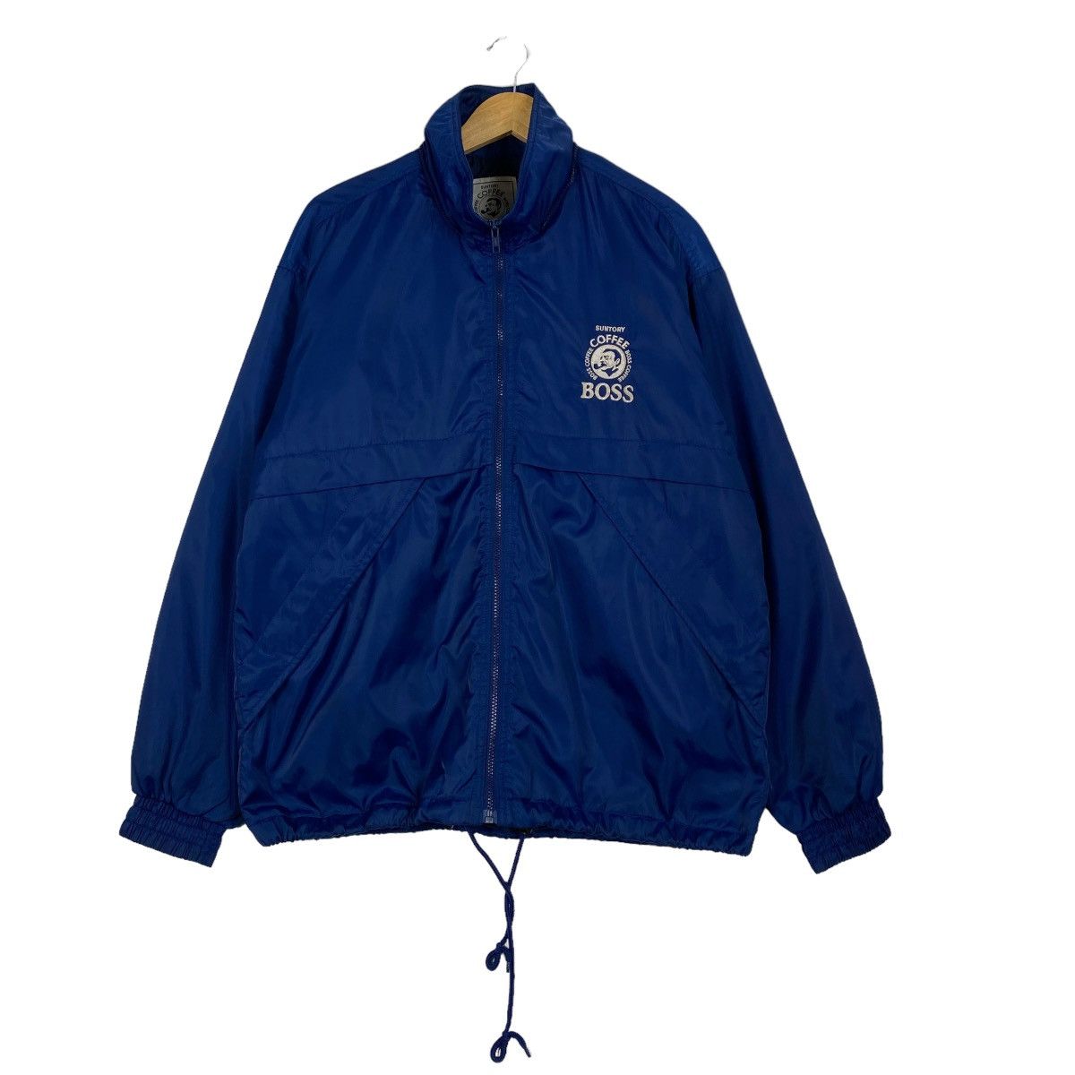 Japanese Brand × Vintage Vintage 90's Suntory Boss Coffee Small Logo Zipper Jacket Size US M / EU 48-50 / 2 - 2 Thumbnail