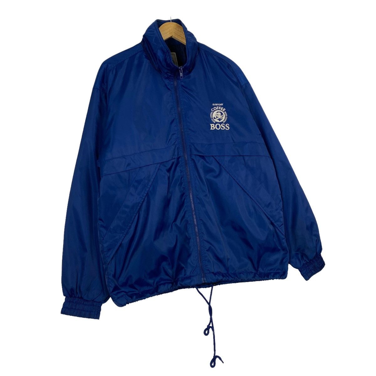 Japanese Brand × Vintage Vintage 90's Suntory Boss Coffee Small Logo Zipper Jacket Size US M / EU 48-50 / 2 - 4 Thumbnail
