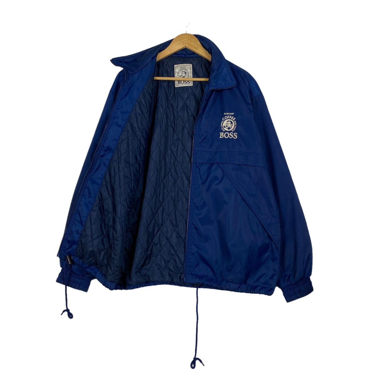 Japanese Brand × Vintage Vintage 90's Suntory Boss Coffee Small Logo Zipper Jacket Size US M / EU 48-50 / 2 - 1 Thumbnail