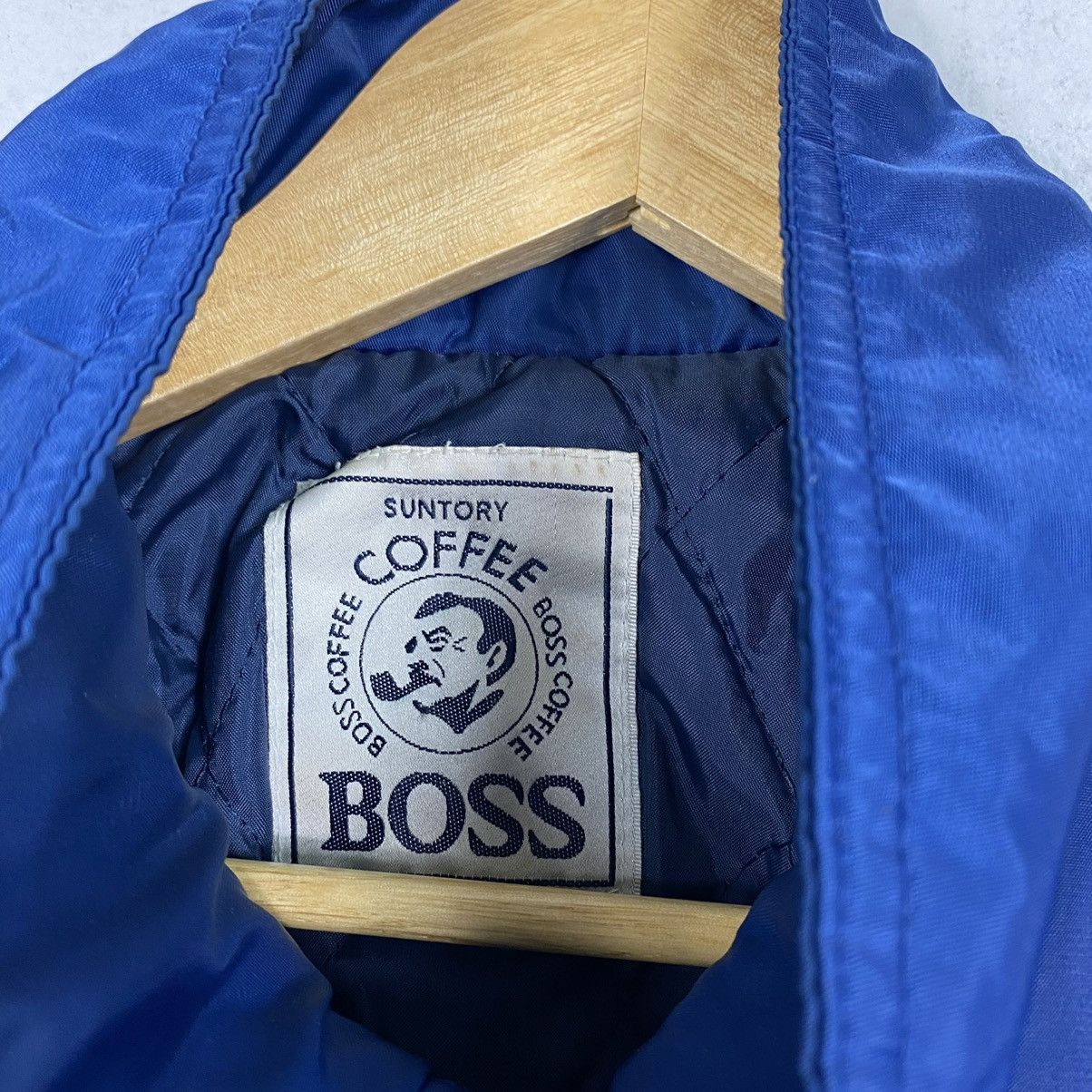 Japanese Brand × Vintage Vintage 90's Suntory Boss Coffee Small Logo Zipper Jacket Size US M / EU 48-50 / 2 - 10 Thumbnail