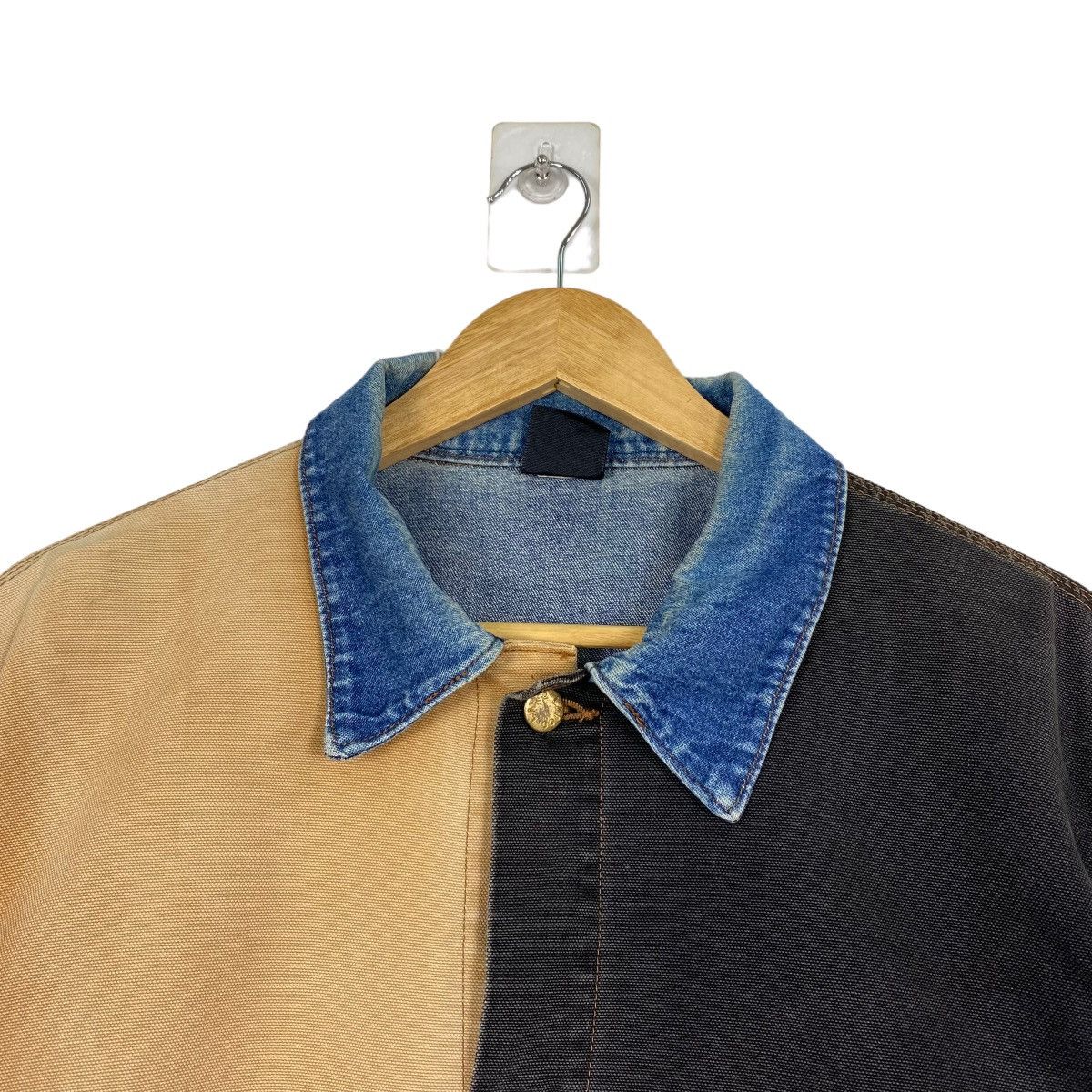 Japanese Brand Vintage 90s Lapco Work Wear Chore Denim Jacket Size US M / EU 48-50 / 2 - 4 Thumbnail