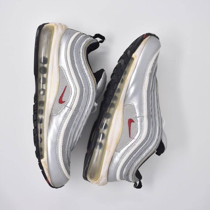 Air max 97 silver hotsell bullet 2009