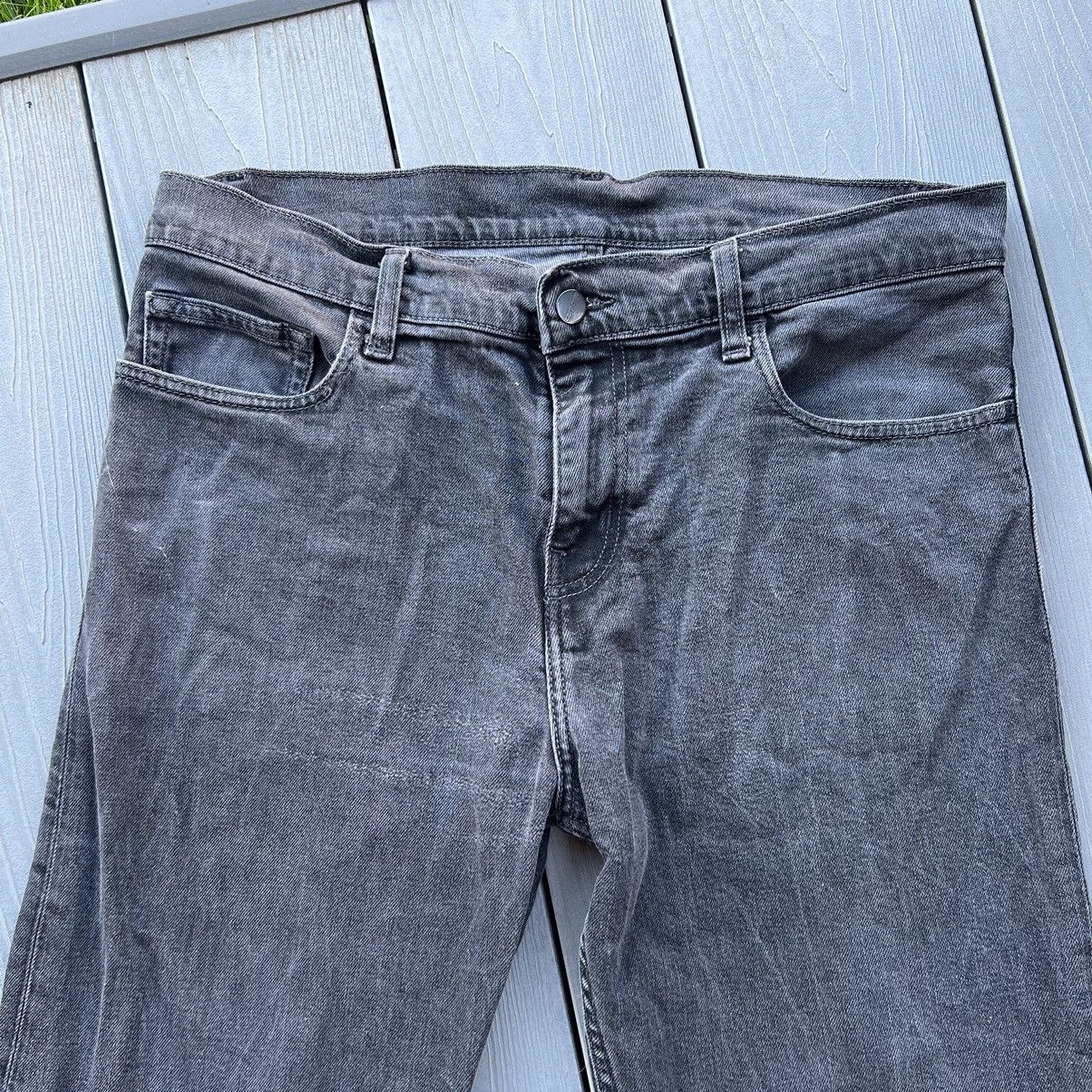 Carhartt × Vintage Carhartt WIP Sonic Pant Grey Washed Jeans 33x32 Size US 33 - 5 Thumbnail