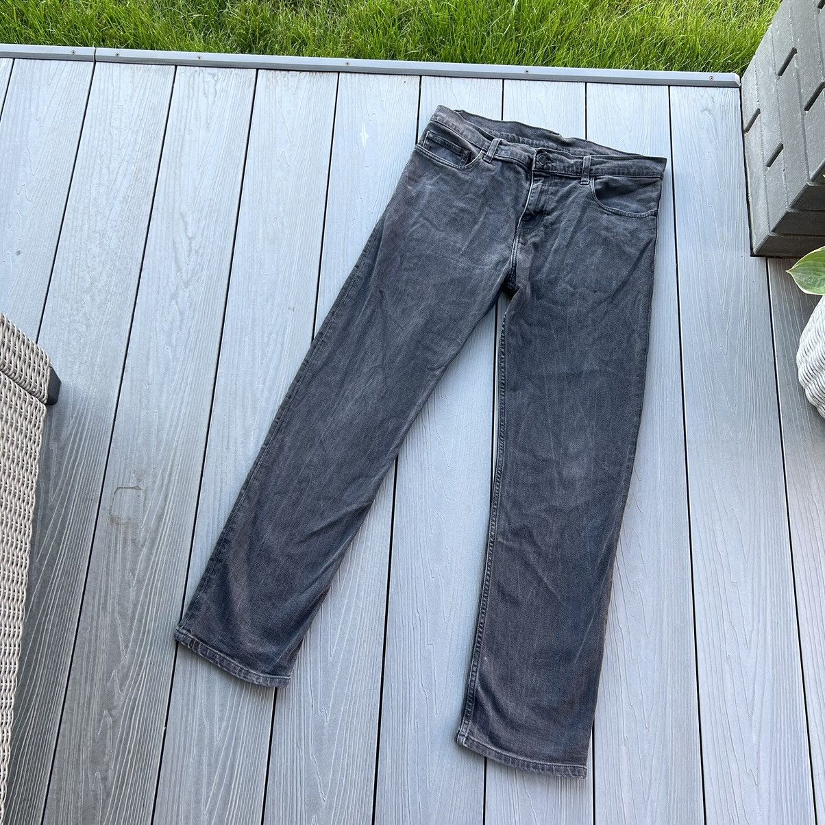 Carhartt × Vintage Carhartt WIP Sonic Pant Grey Washed Jeans 33x32 Size US 33 - 2 Thumbnail