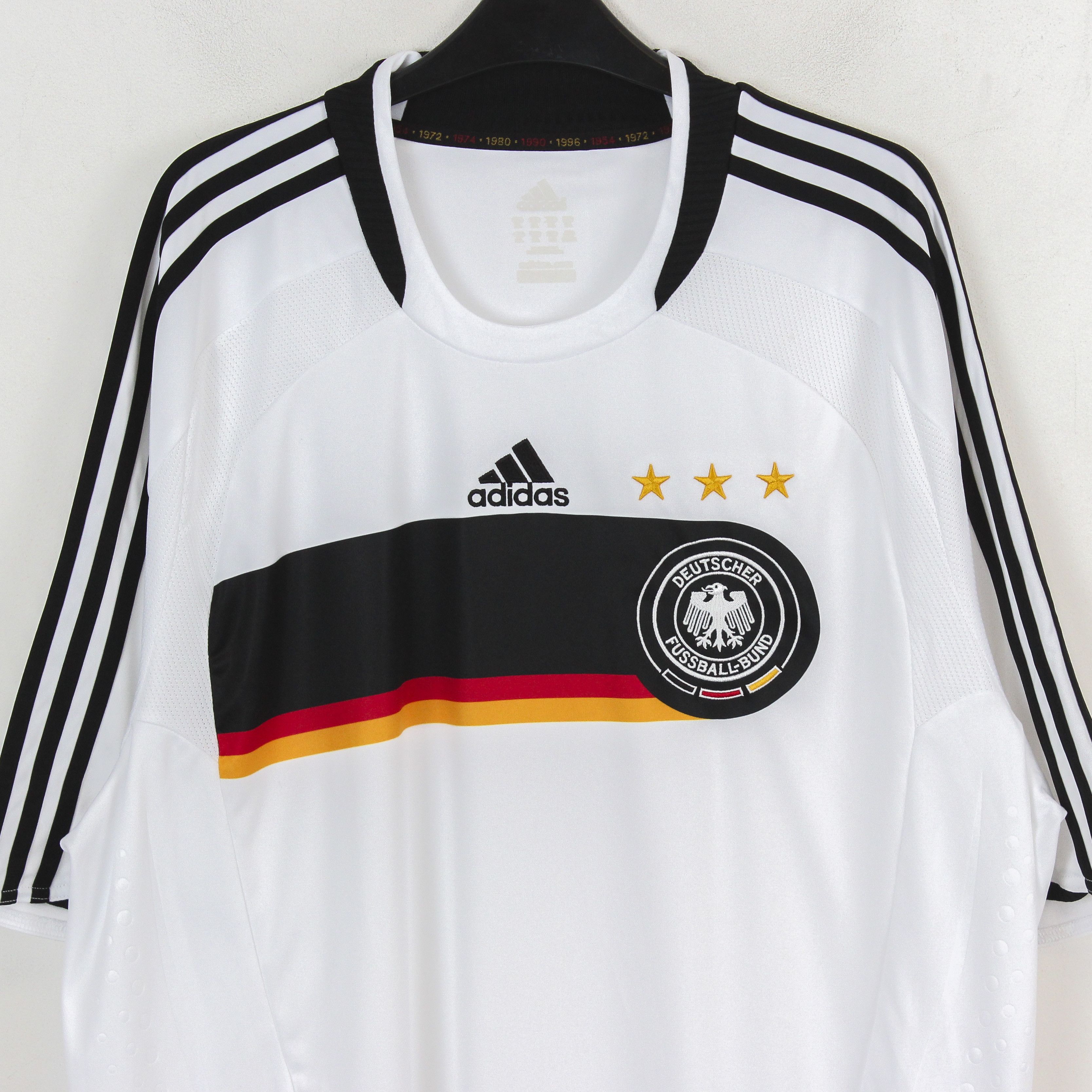Adidas Germany Men 2XL Football Home Jersey UEFA EURO 2008 2009 Top Size US XXL / EU 58 / 5 - 2 Thumbnail