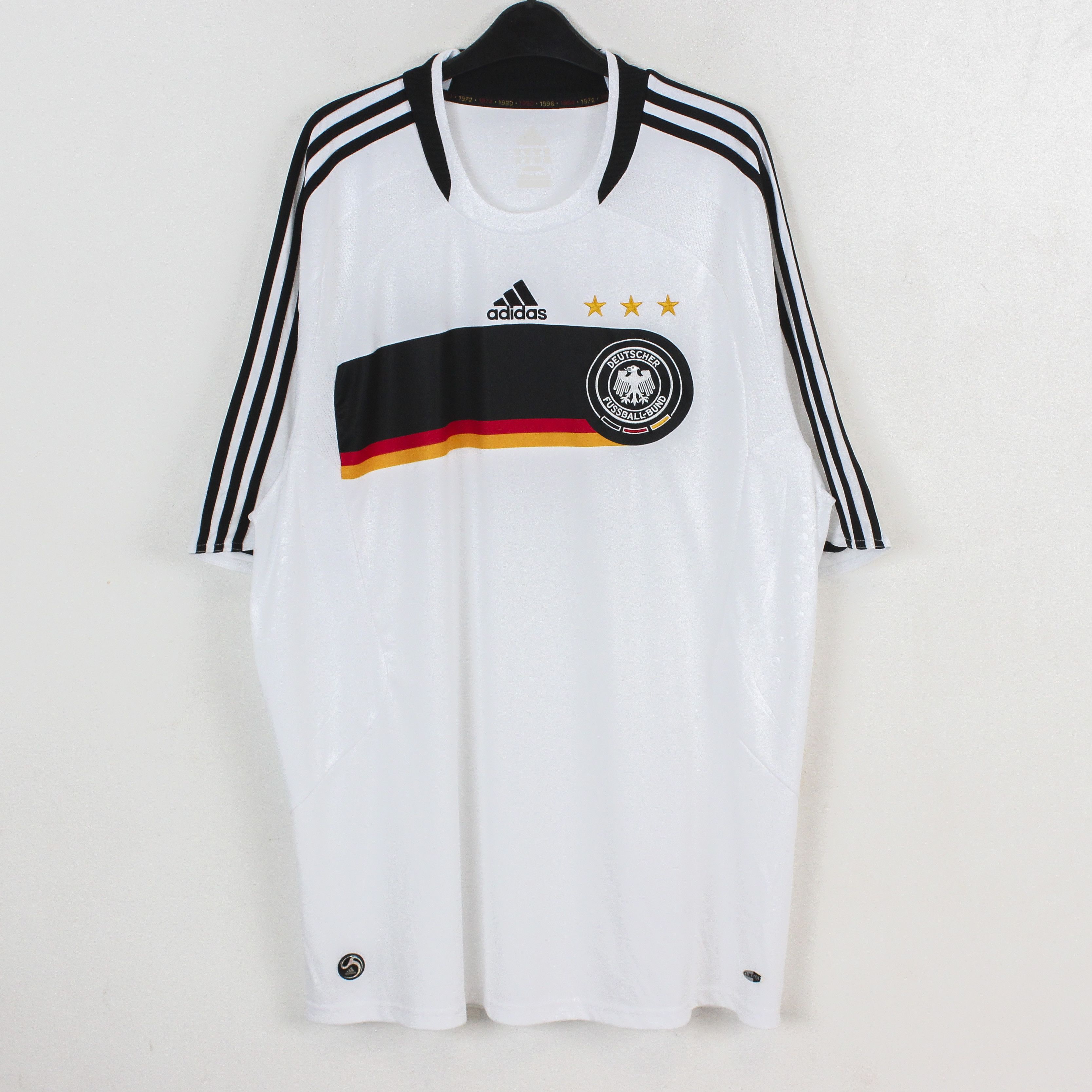 Adidas Germany Men 2XL Football Home Jersey UEFA EURO 2008 2009 Top Size US XXL / EU 58 / 5 - 1 Thumbnail