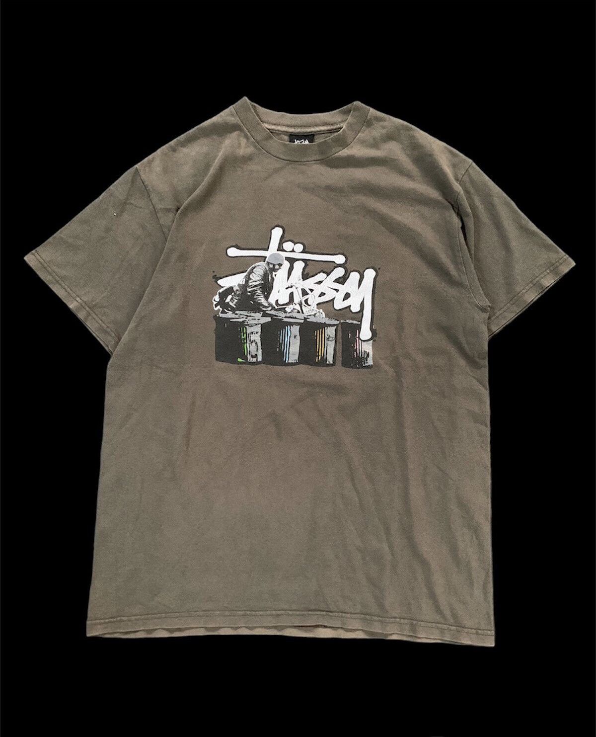 Vintage Stussy Banksy Rip Off Shirt