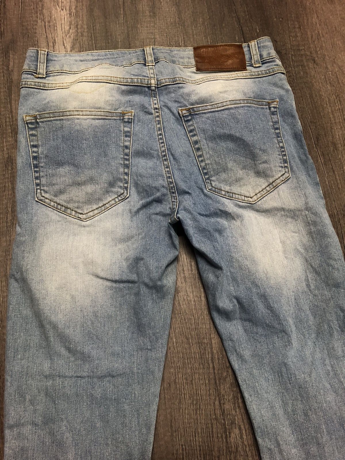 Designer × Vintage Hoxton Denim House of Pleasures Unisex Jeans Size US 31 - 5 Thumbnail