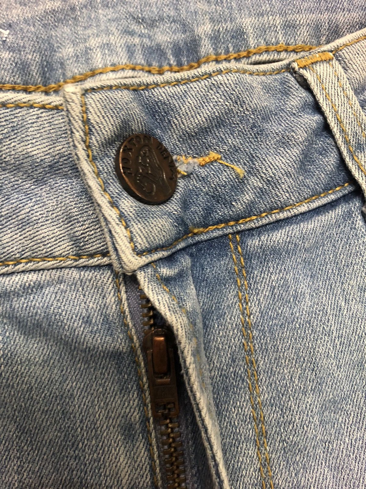 Designer × Vintage Hoxton Denim House of Pleasures Unisex Jeans Size US 31 - 8 Thumbnail