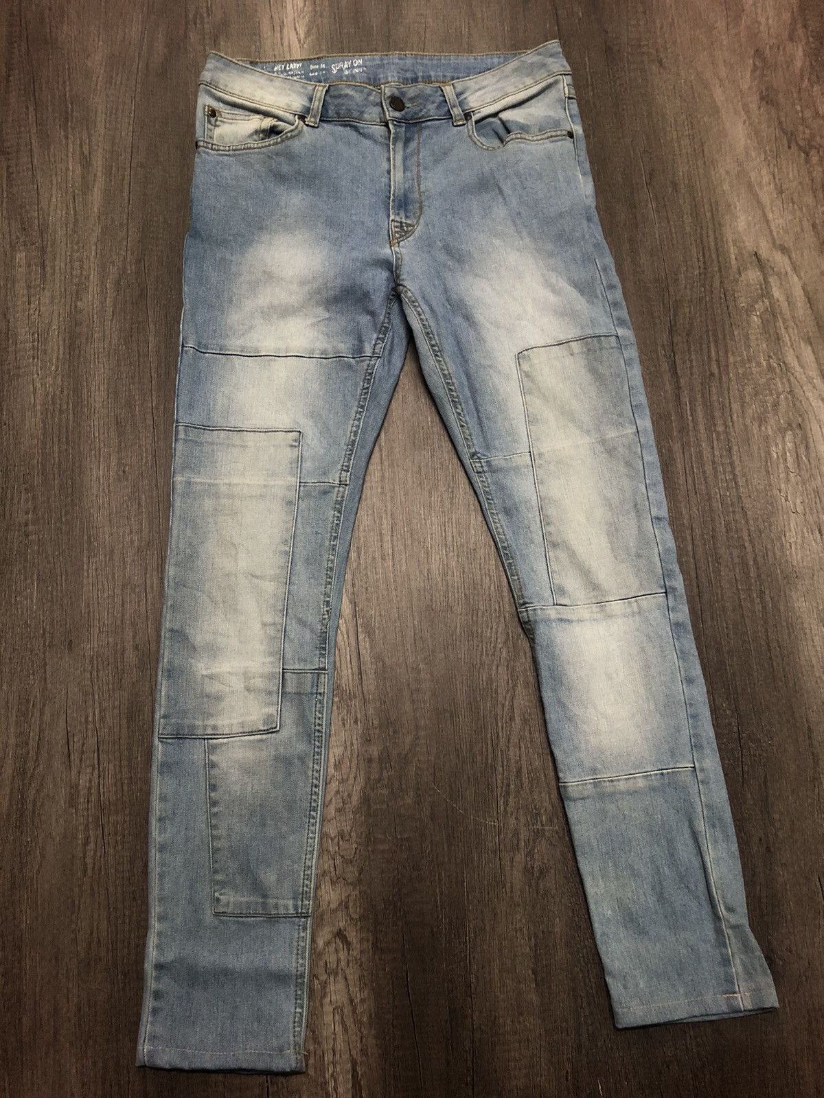 Designer × Vintage Hoxton Denim House of Pleasures Unisex Jeans Size US 31 - 1 Thumbnail